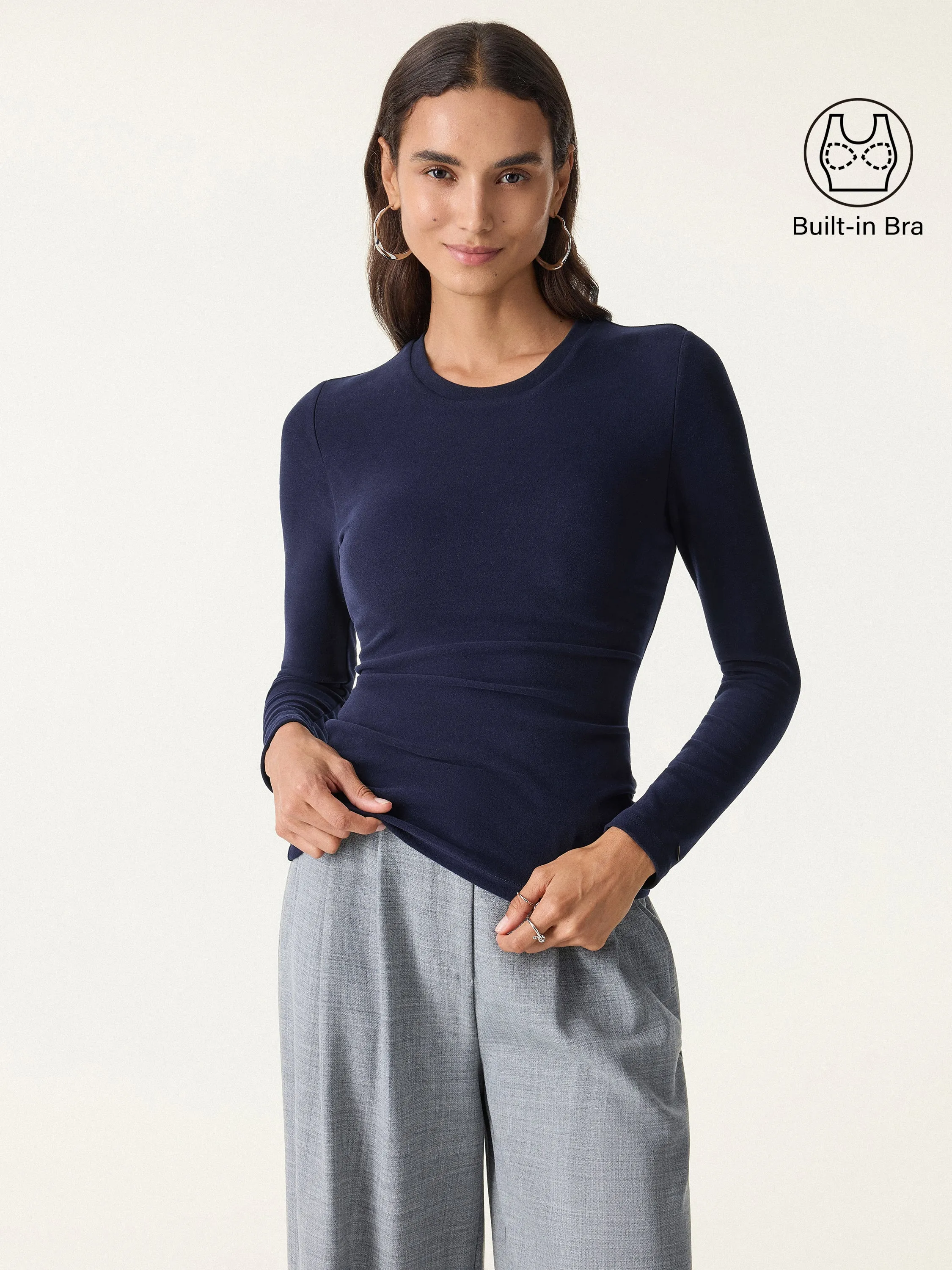 MaxWarm Crewneck Long Sleeve Brami sold by OGLmove product image thumbnail 4