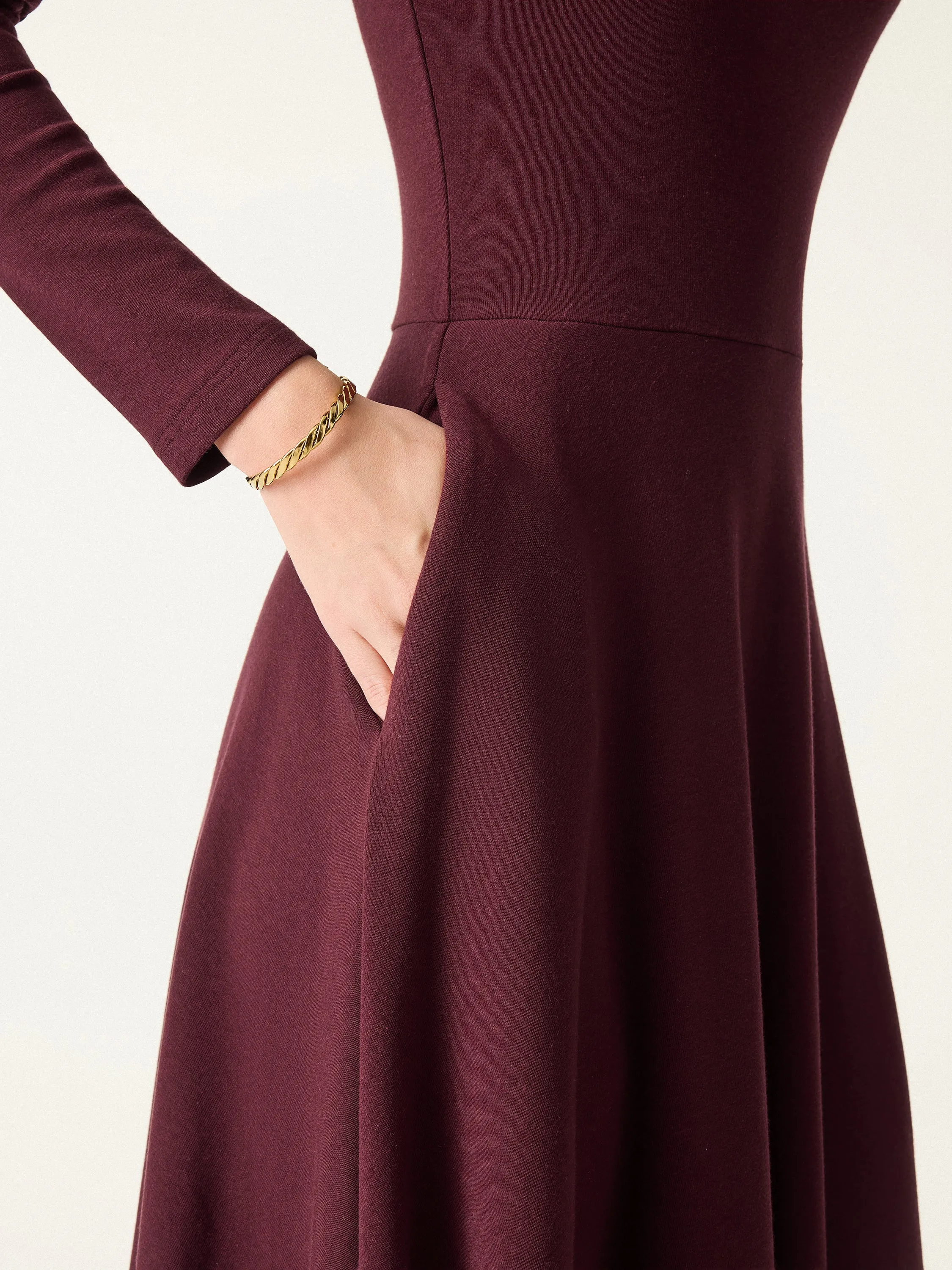 ProWarm Mockneck Midi Brami Dress with Pockets sold by OGLmove product image thumbnail 2