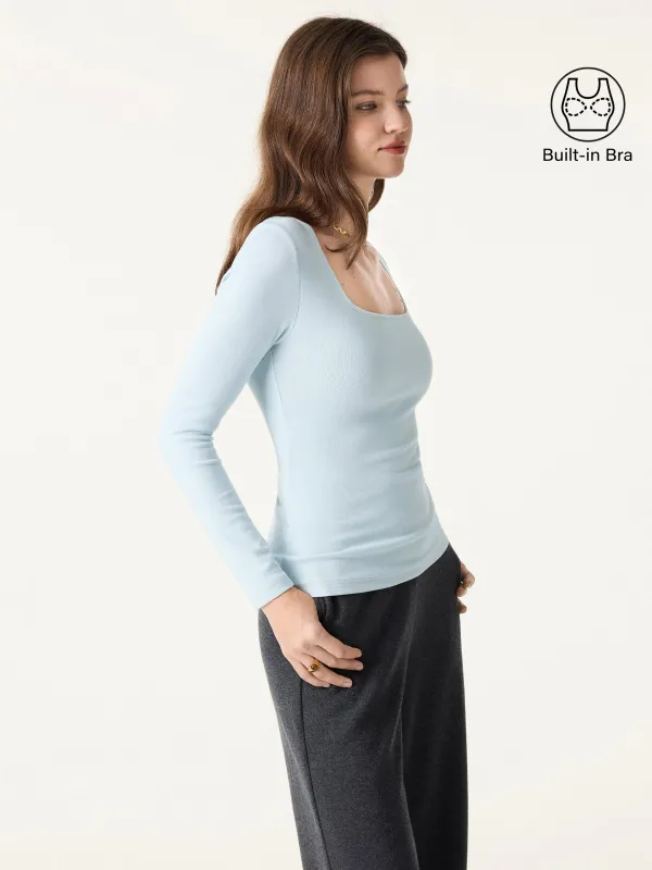 ProWarm Square Neck Long Sleeve Brami sold by ogl move