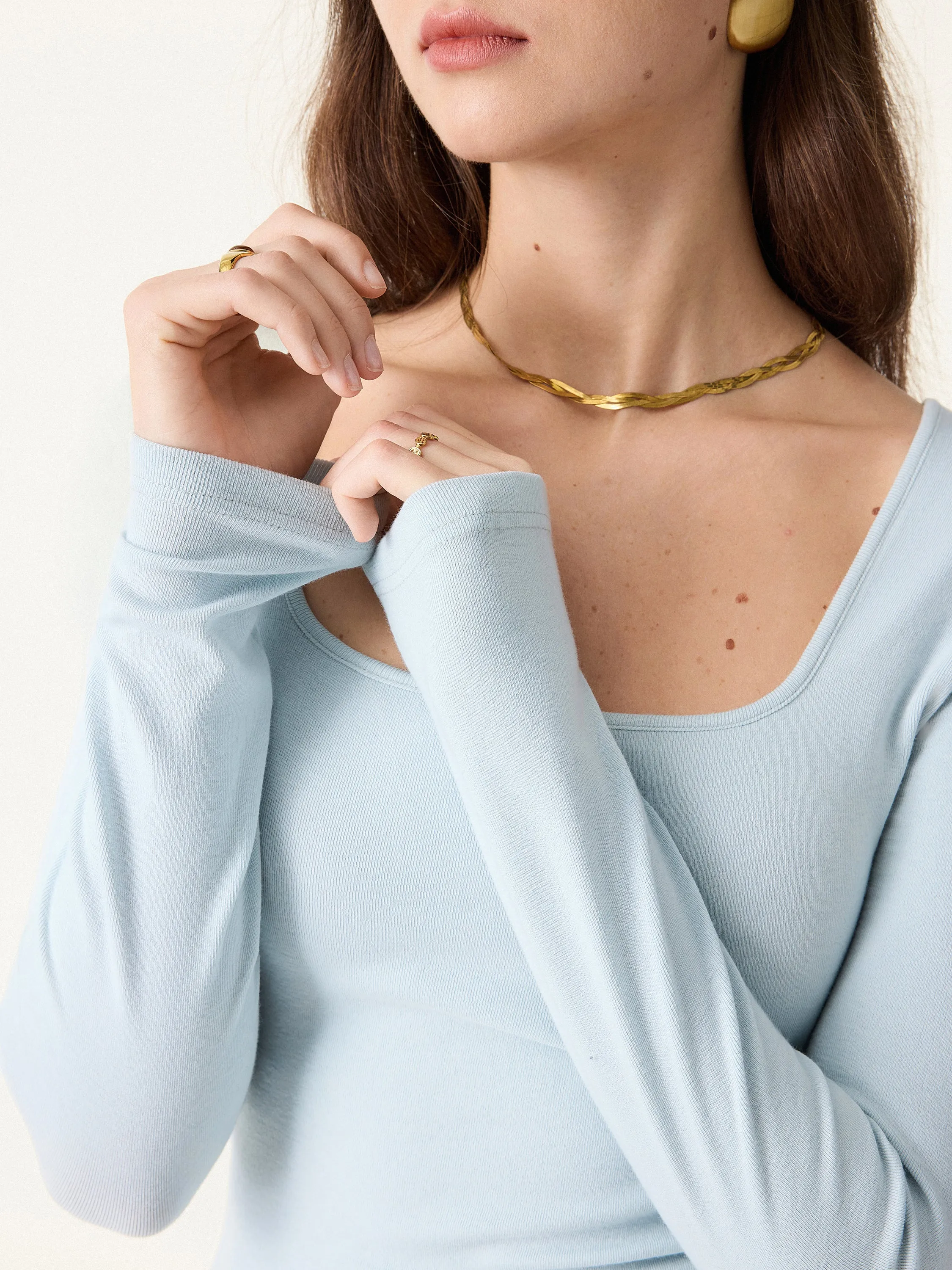 ProWarm Square Neck Long Sleeve Brami sold by ogl move product image thumbnail 5