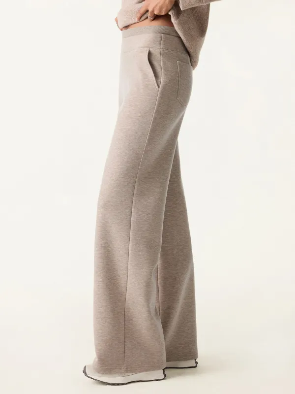 Double Waistband Straight Leg Pants with Pockets sold by ogl move