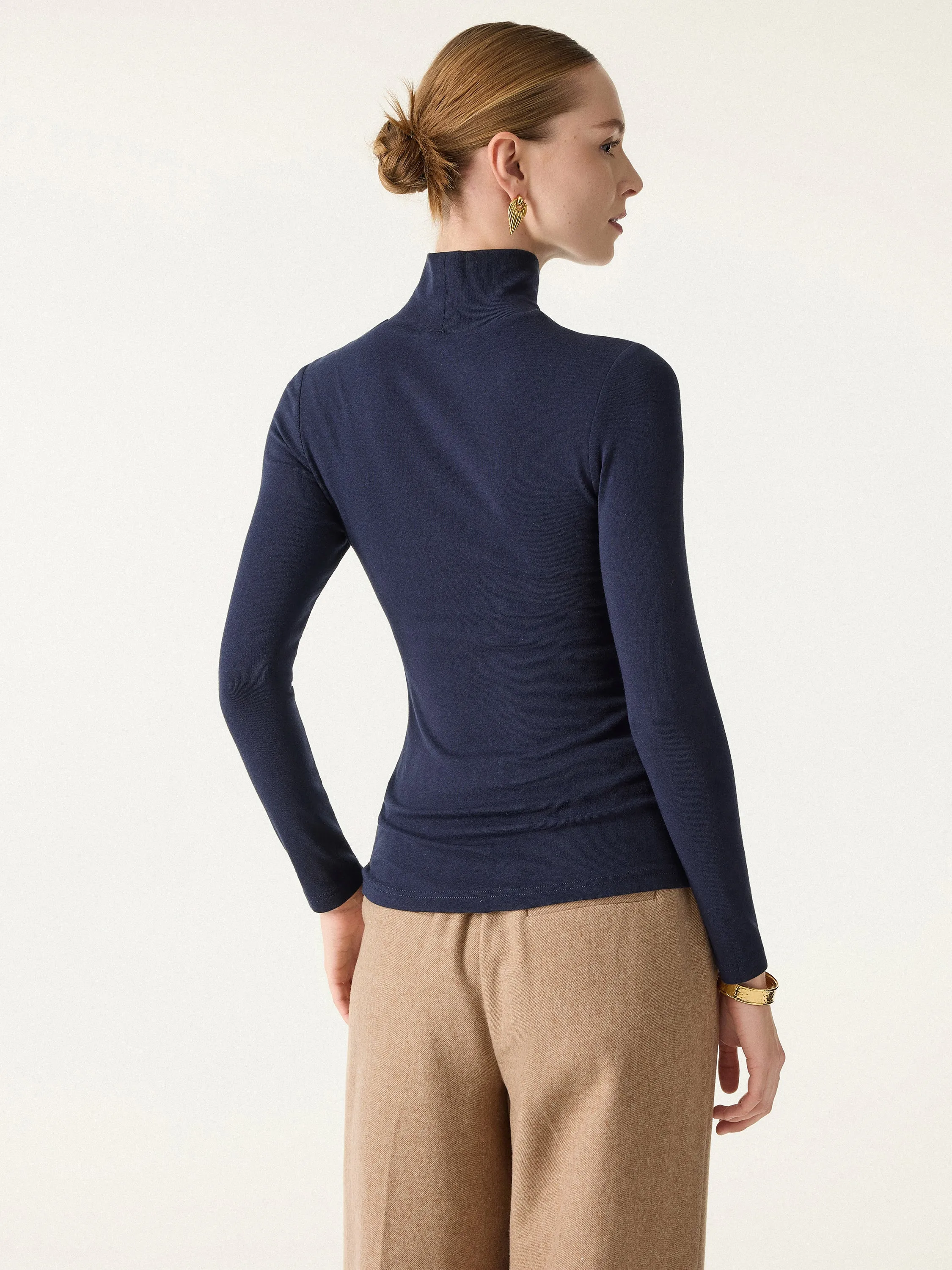 2Pcs Set LiteWarm Turtleneck Long Sleeve Brami sold by OGLmove product image thumbnail 5
