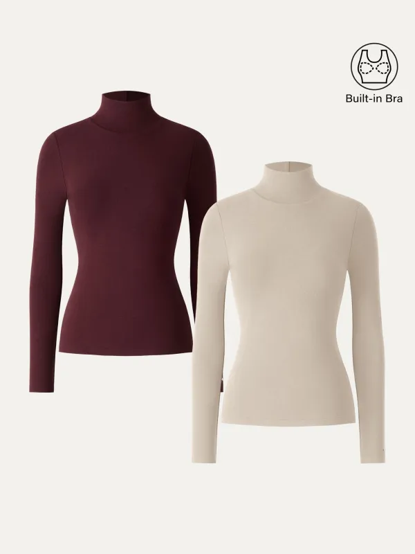 2Pcs Set ProWarm Turtleneck Long Sleeve Brami sold by ogl move
