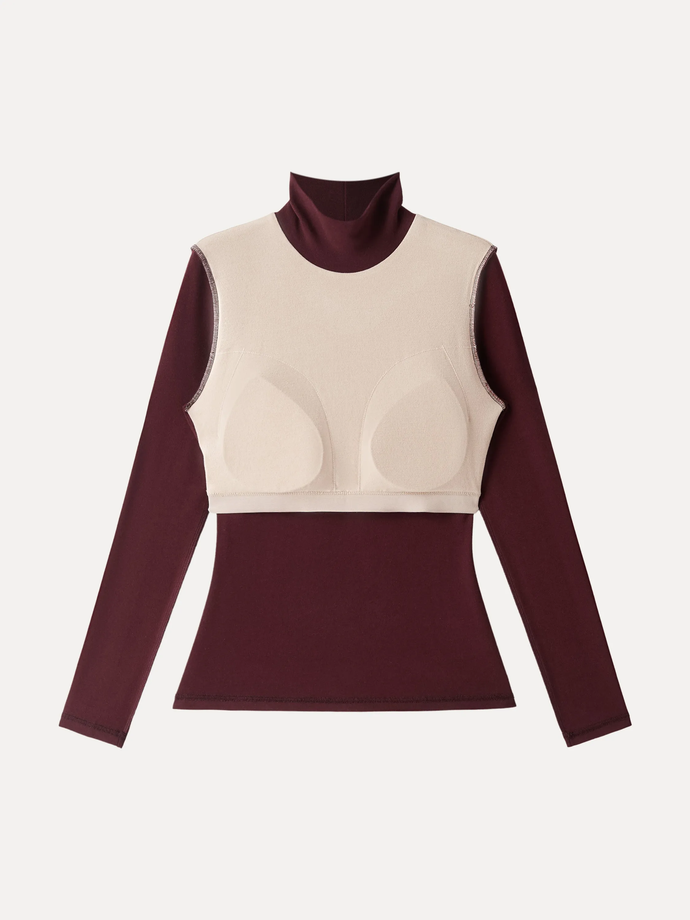 2Pcs Set ProWarm Turtleneck Long Sleeve Brami sold by OGLmove product image thumbnail 5