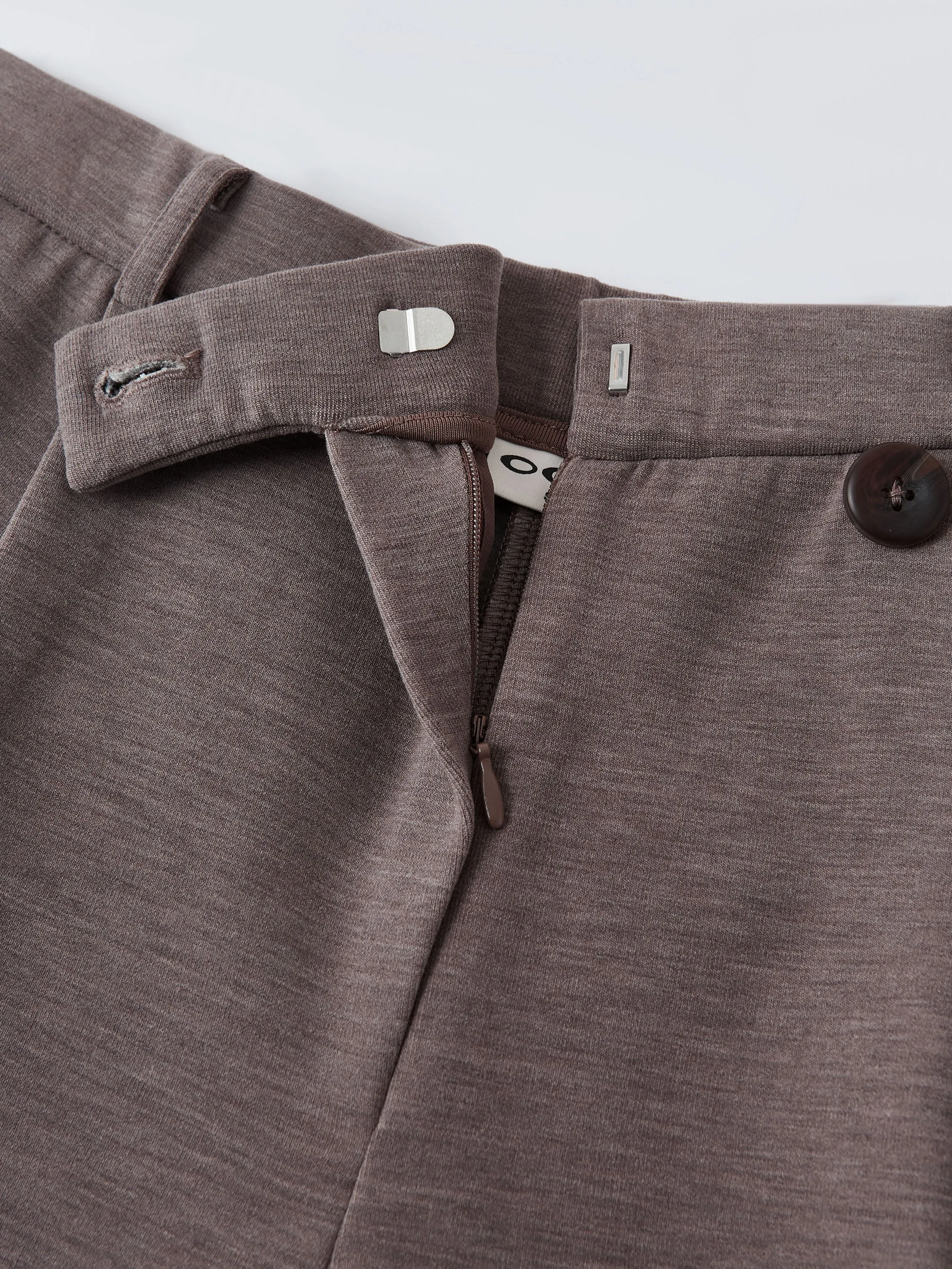 Cozy Warm High Rise Slanted Fly Front Wide Leg Pants sold by OGLmove product image thumbnail 2