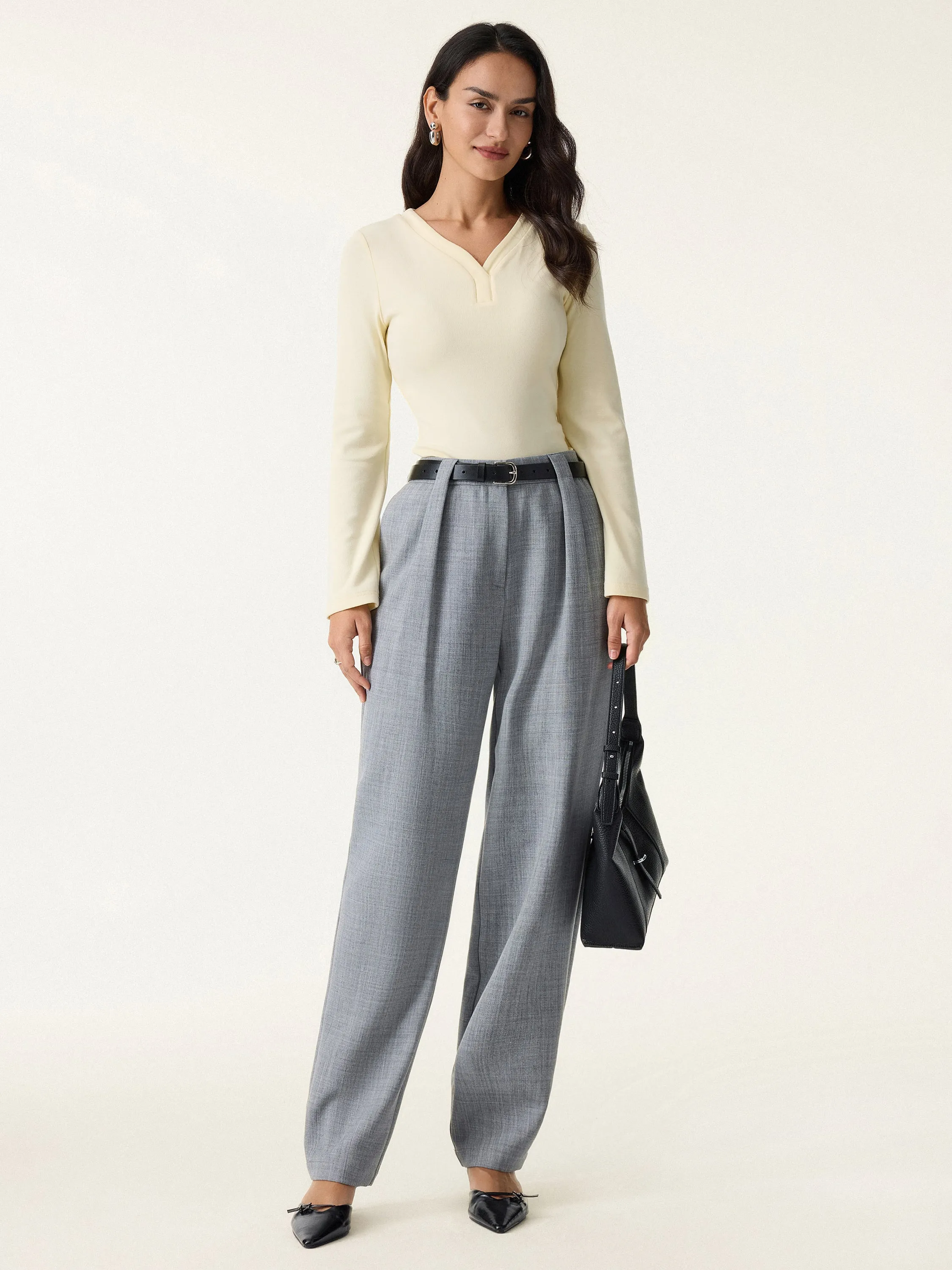 LiteWarm V-Neck Bell Sleeve Brami sold by ogl move product image thumbnail 2