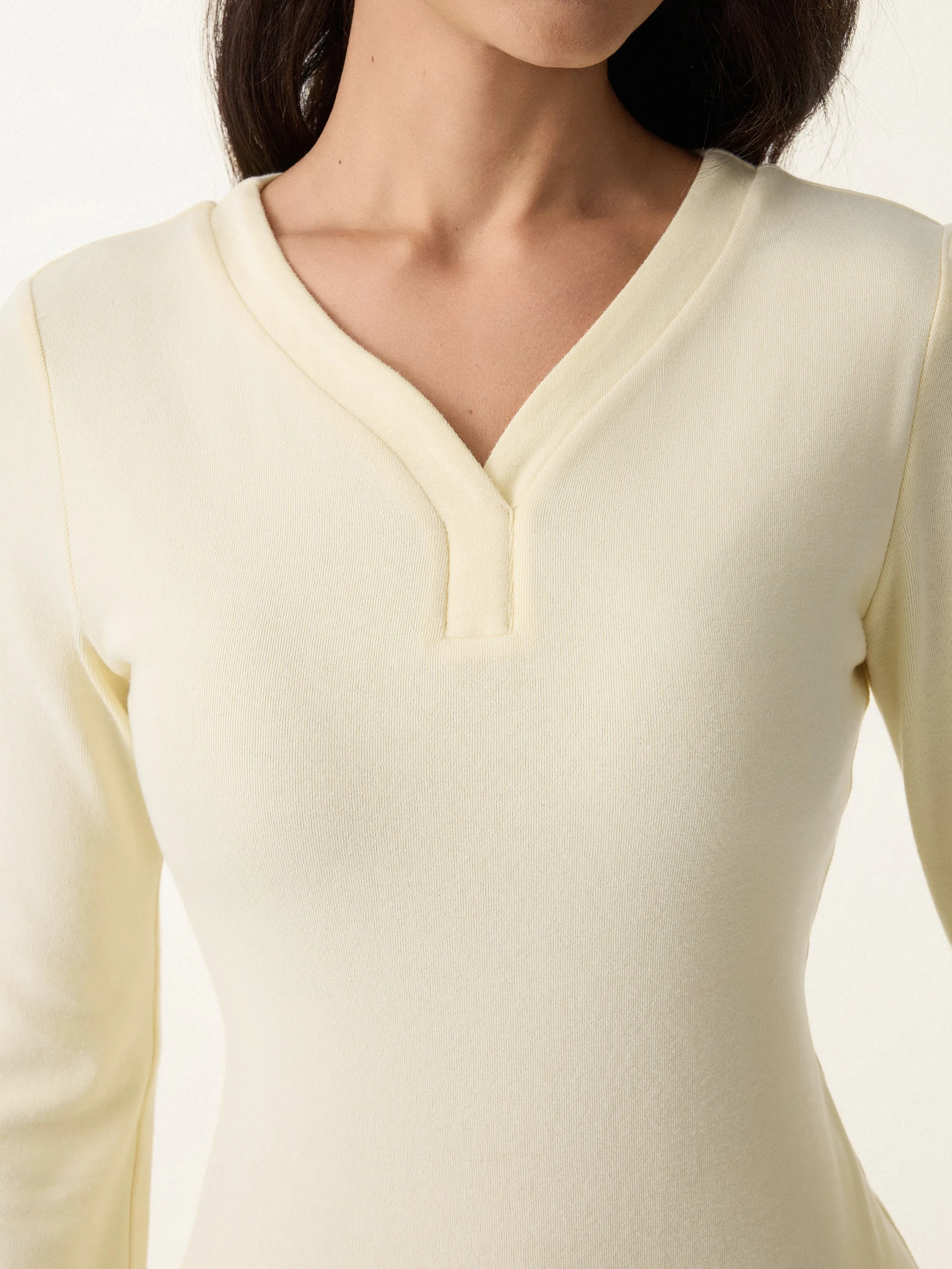 LiteWarm V-Neck Bell Sleeve Brami sold by ogl move product image thumbnail 3