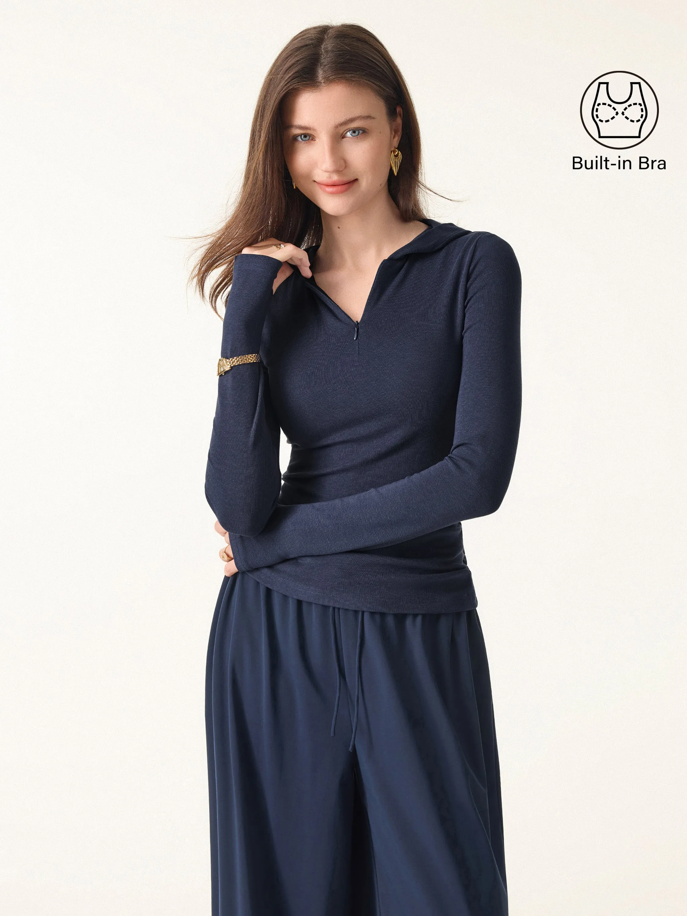 Quarter Zip Pullover Hoodie sold by OGLmove product image thumbnail 3