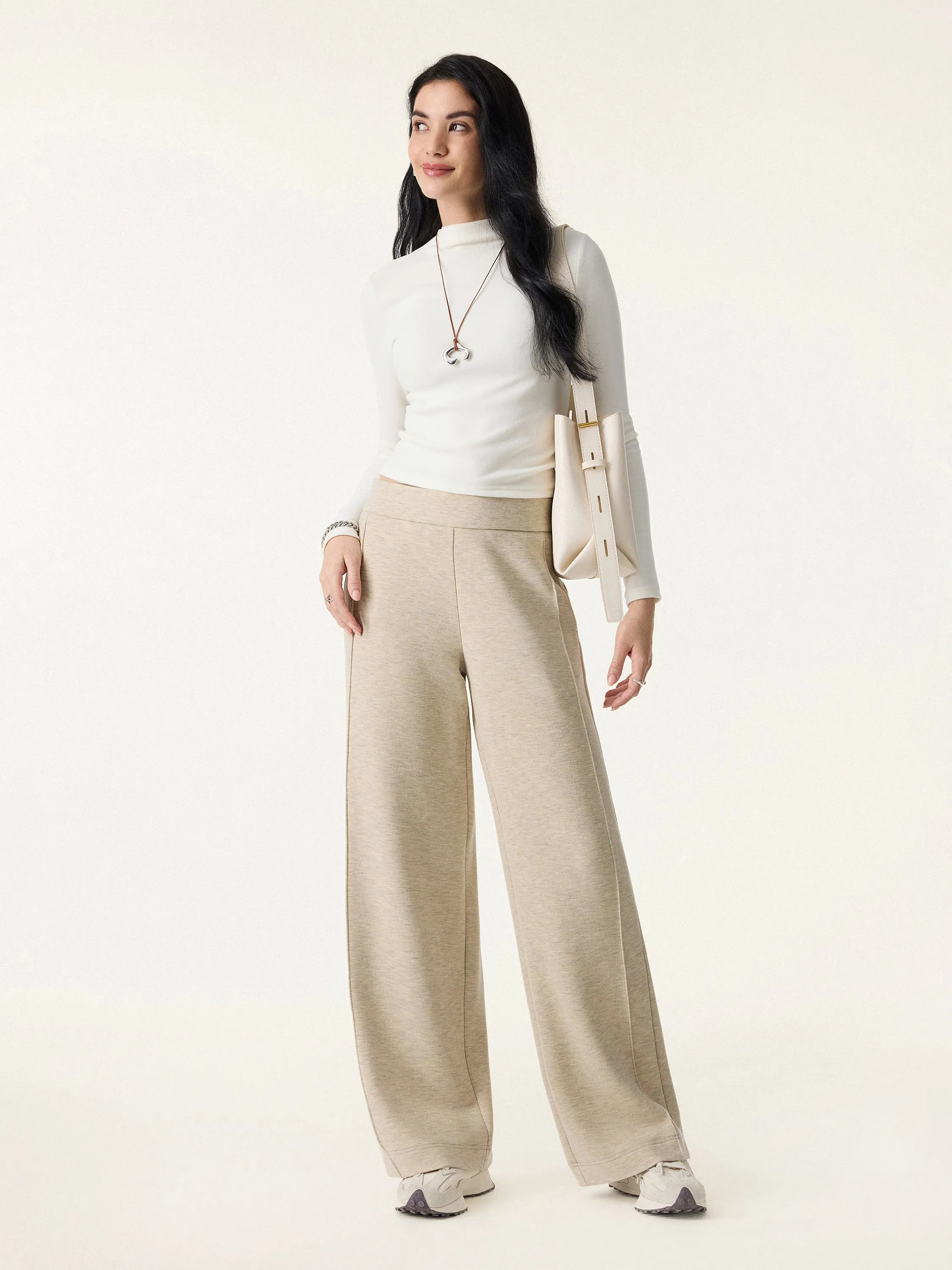 Cozy Warm High Rise Straight Leg Pull-On Pants sold by OGLmove product image thumbnail 3