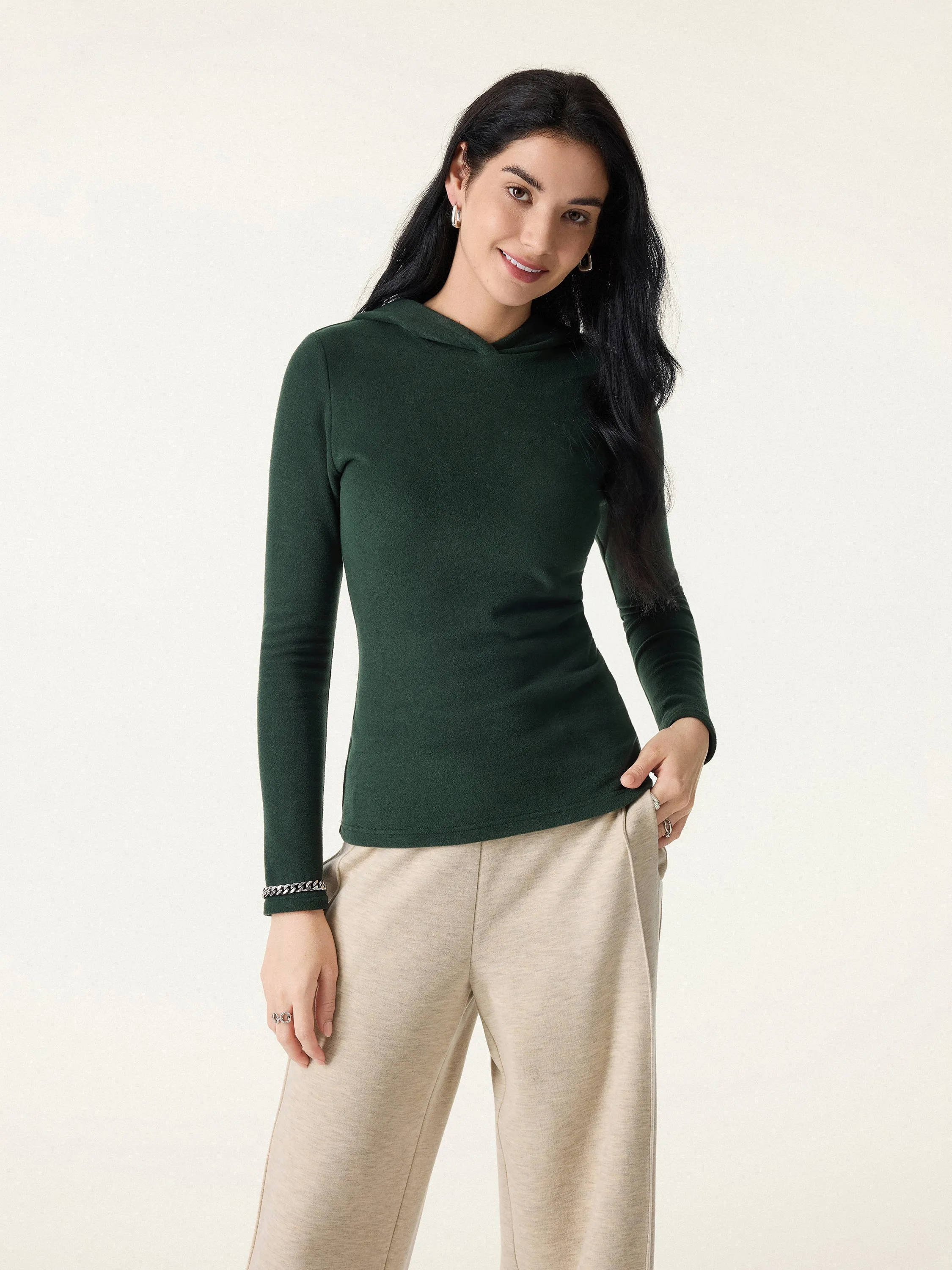 MaxWarm Slim Fitted Pullover Hoodie Brami sold by OGLmove product image thumbnail 3