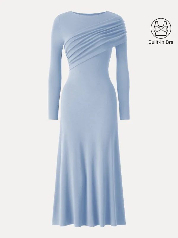 Boatneck Midi Brami Dress sold by OGLmove