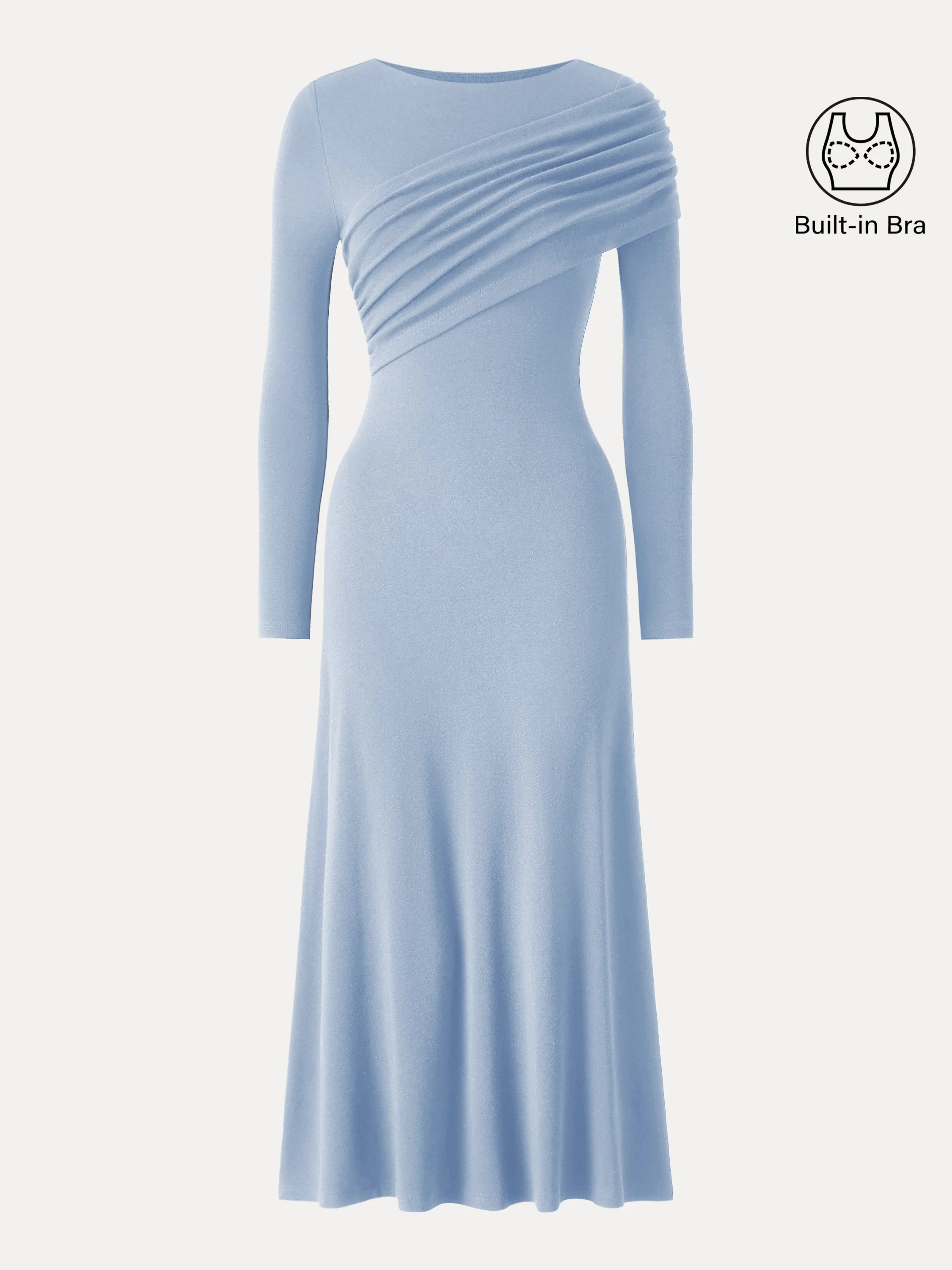 Boatneck Midi Brami Dress sold by OGLmove