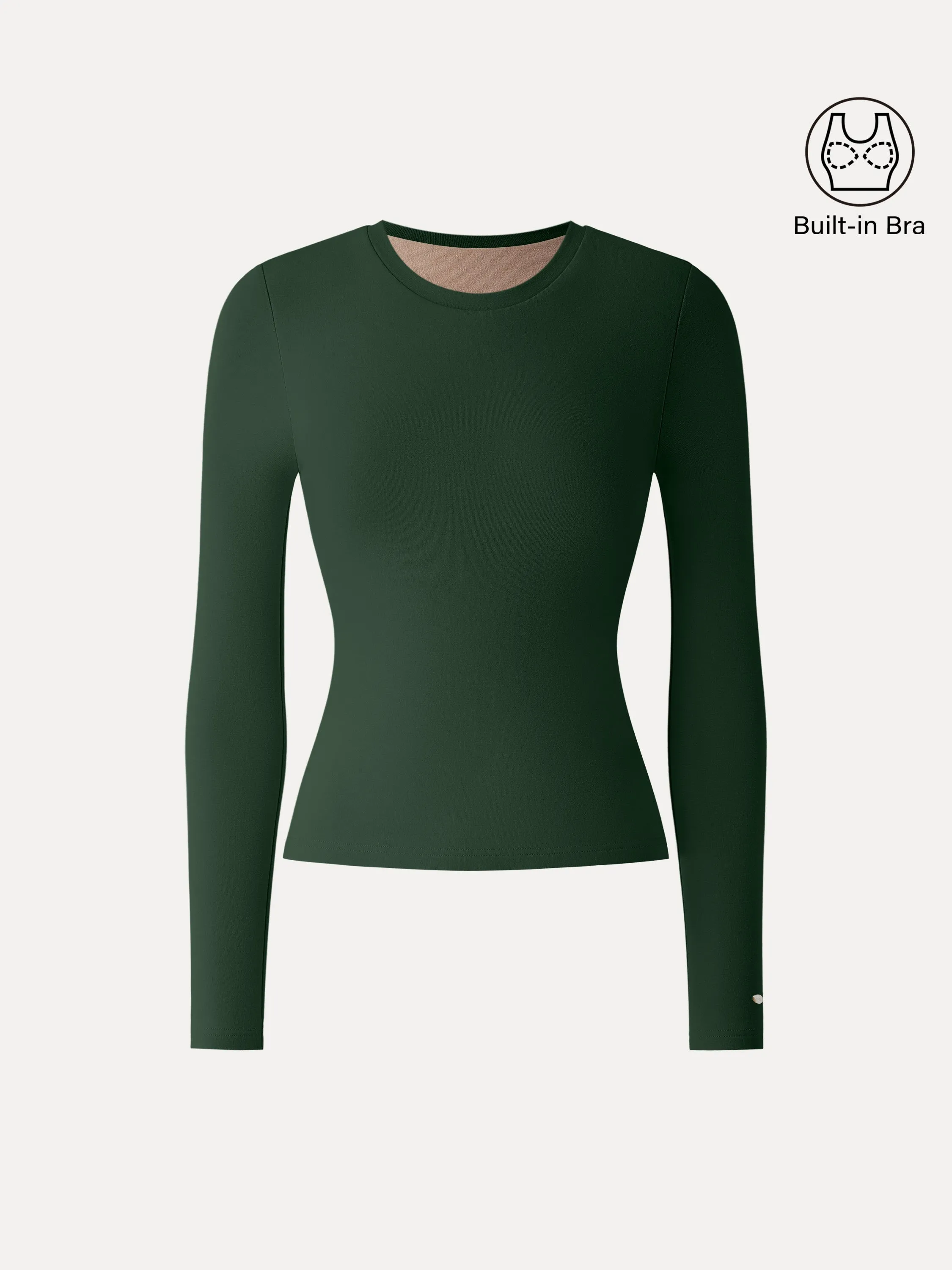 Crewneck Long Sleeve Brami Top sold by OGLmove