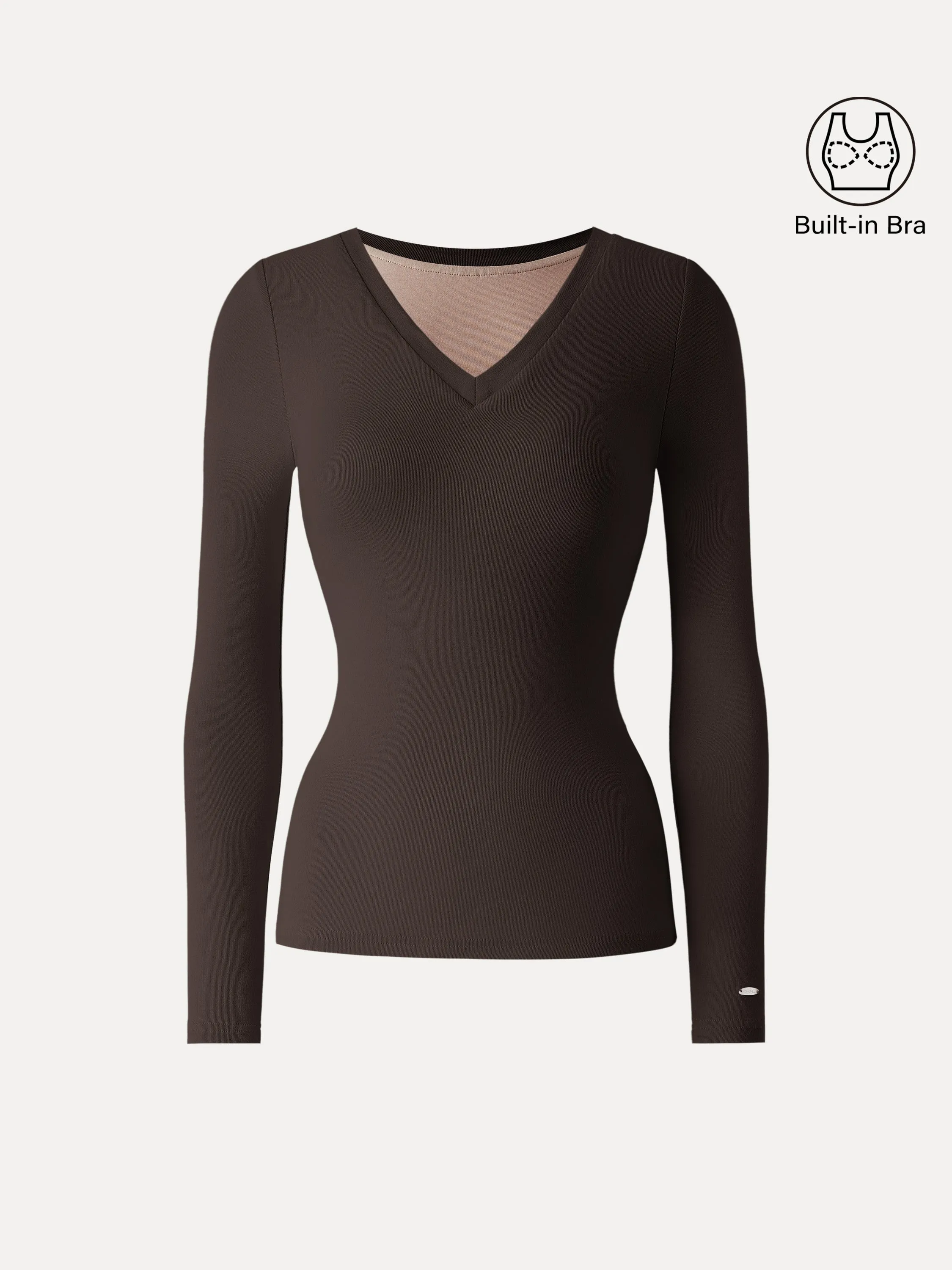 V-Neck Long Sleeve Brami sold by OGLmove product image thumbnail 2