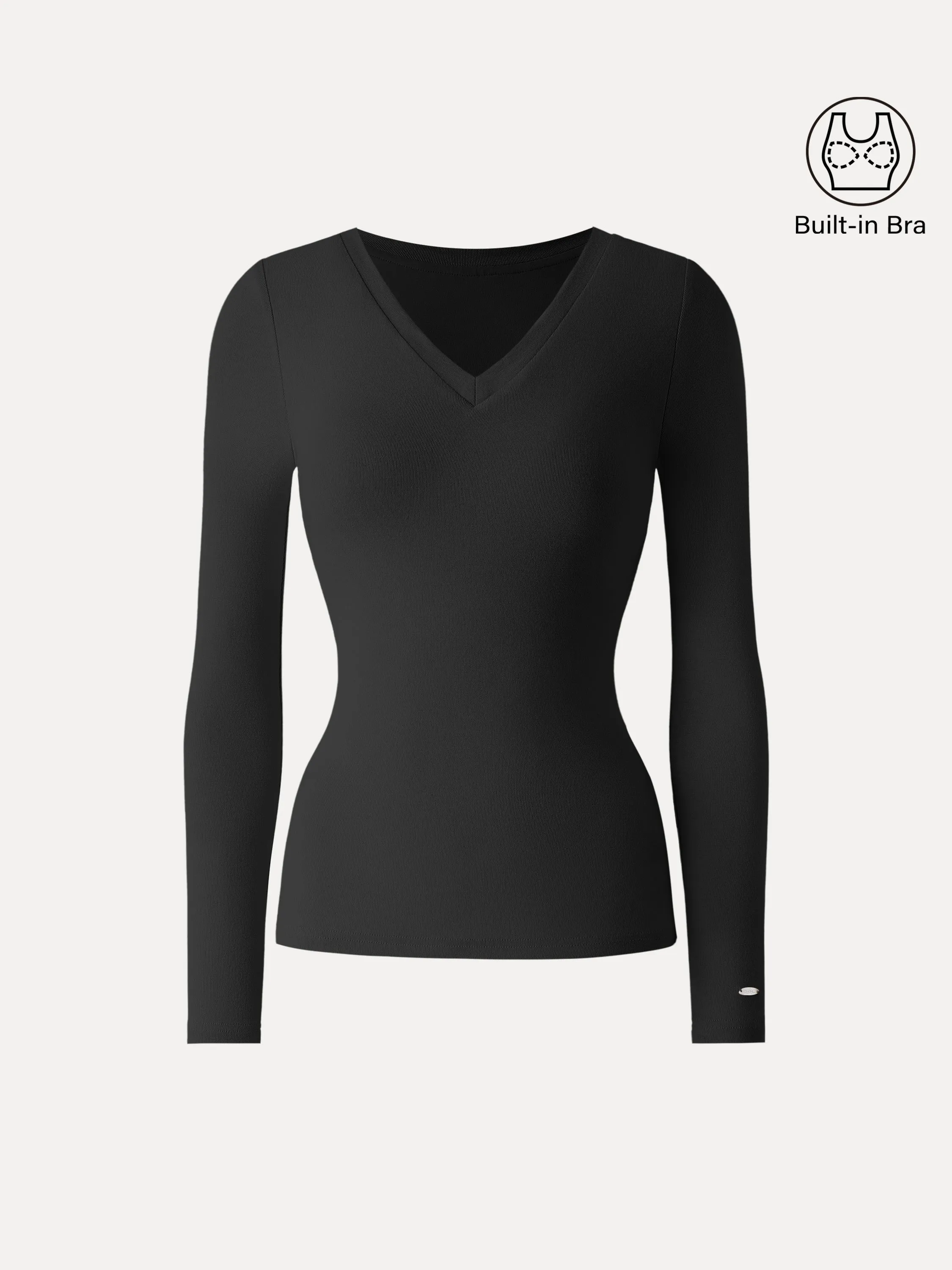 V-Neck Long Sleeve Brami sold by OGLmove product image thumbnail 4