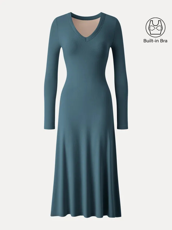 V-neck Midi Brami Dress sold by OGLmove
