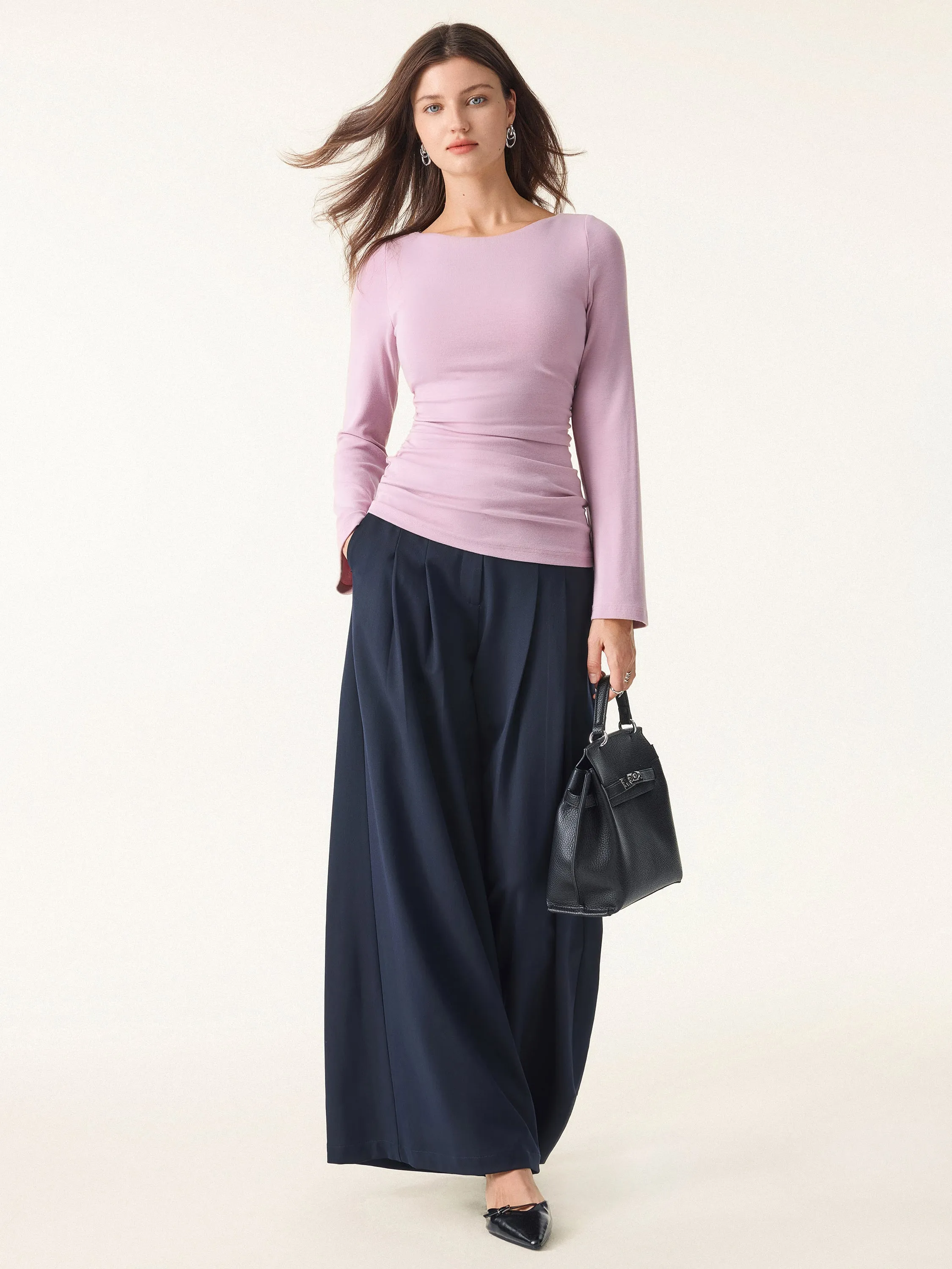 Bell Sleeves Ruched Brami sold by OGLmove product image thumbnail 5