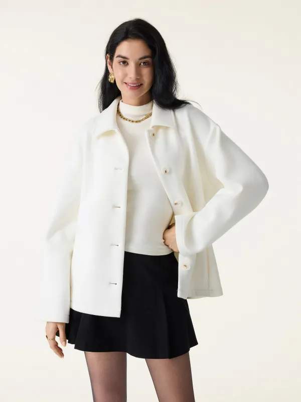 FuzzLuxe Belted Button Front Jacket sold by OGLmove