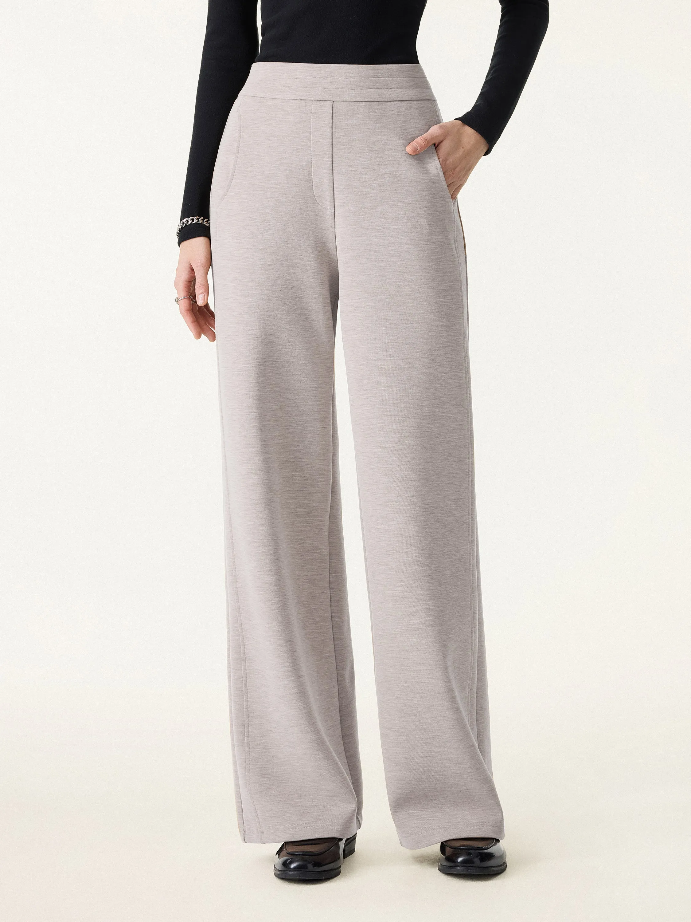 Cozy Warm Mid Rise Straight Leg Pants with Pockets sold by OGLmove