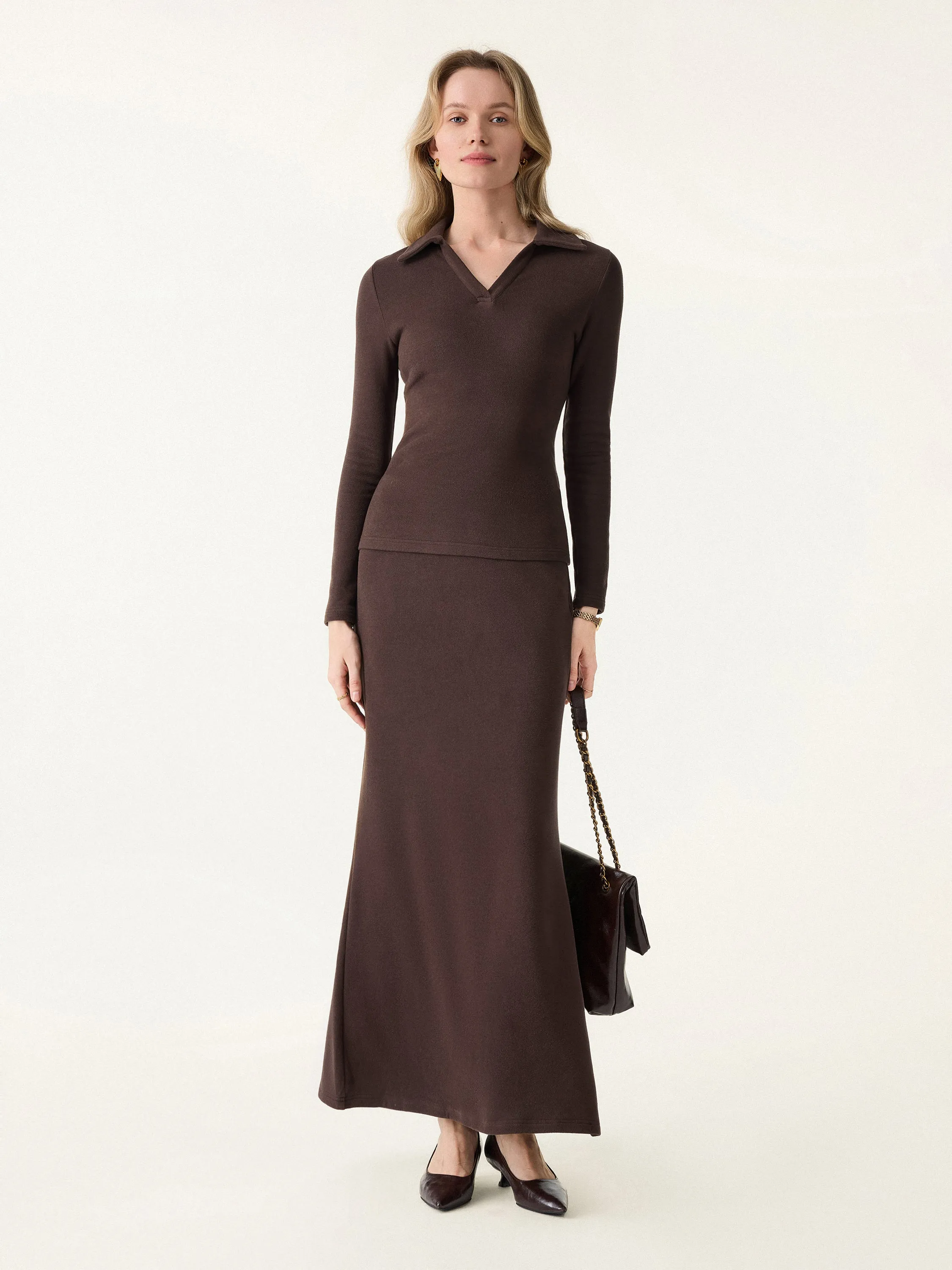 MaxWarm Polo Neck Long Sleeve Top sold by OGLmove product image thumbnail 3