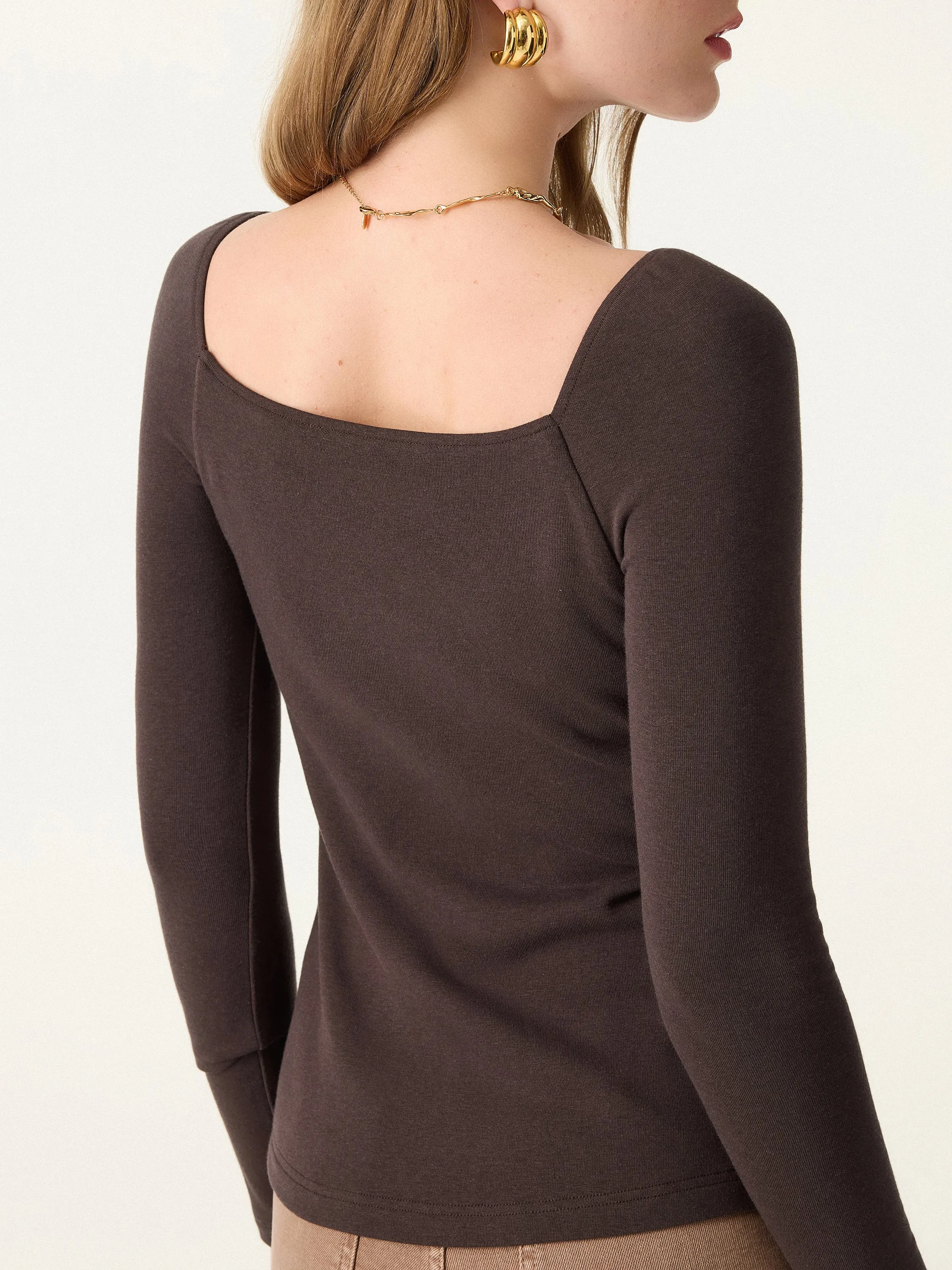 ProWarm Ruched Scoop Neck Long Sleeve Brami sold by OGLmove product image thumbnail 2