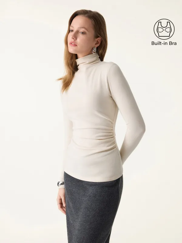 ProWarm Turtleneck Ruched Brami sold by OGLmove