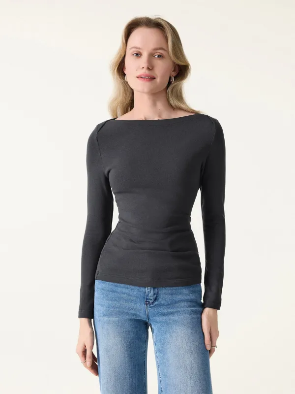 ProWarm Boatneck Long Sleeve Top sold by OGLmove