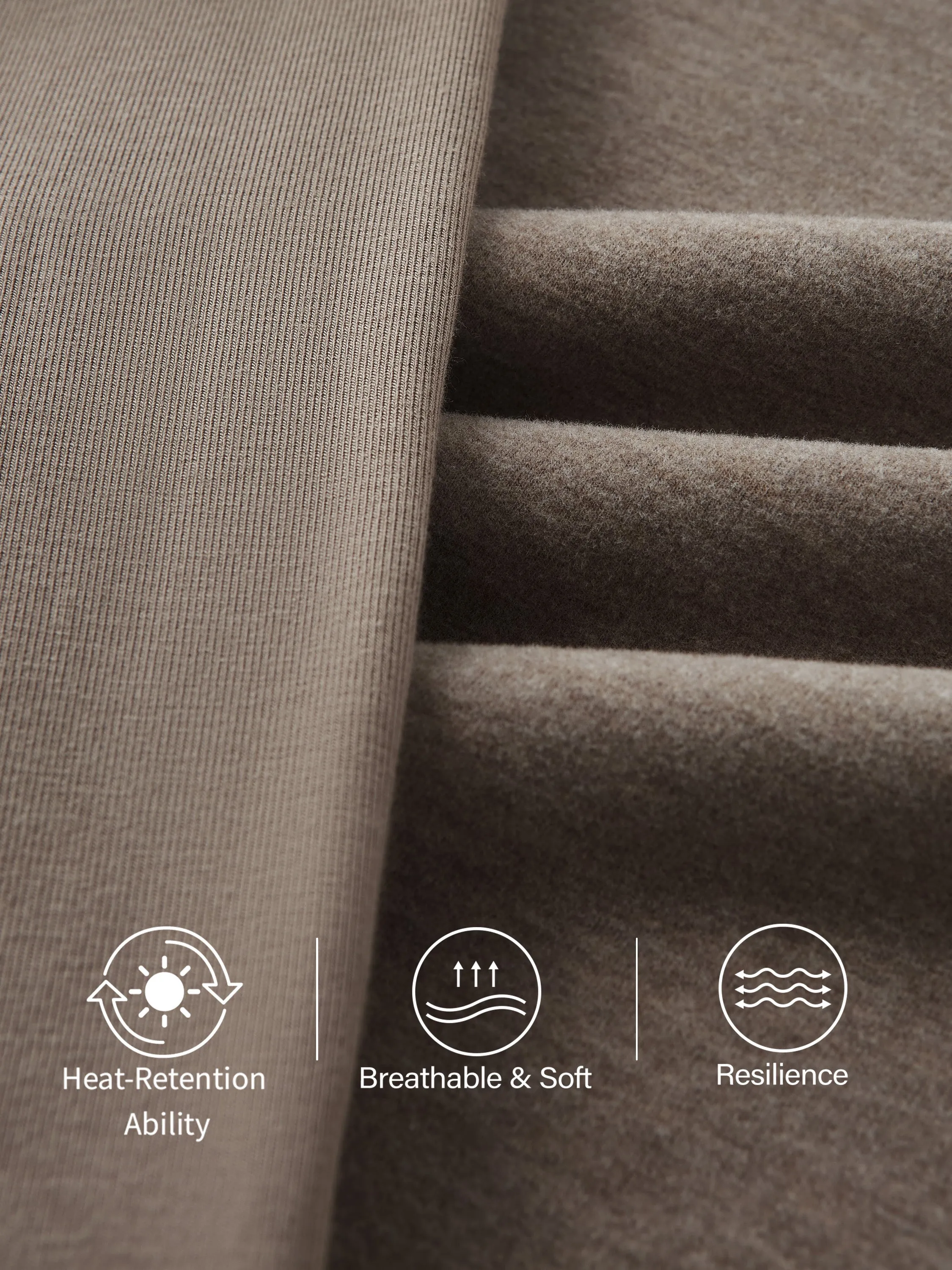 2Pcs Set FuzzLuxe Mockneck Sleeve-Warmer Top & Midi A-line Circle Skirt sold by OGLmove product image thumbnail 4