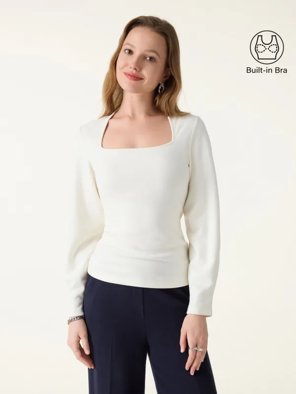 Square Neck Relaxed Sleeves Brami sold by OGLmove