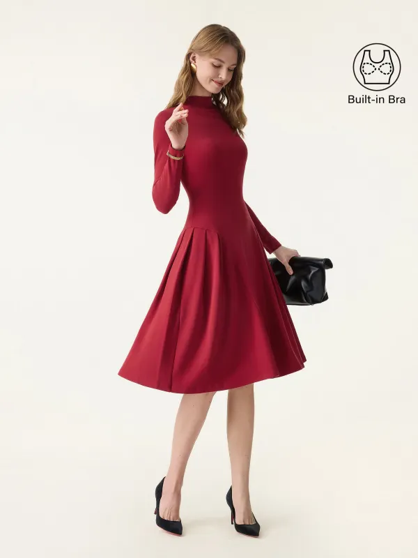 MaxWarm Mockneck Knee Length Brami Dress sold by OGLmove