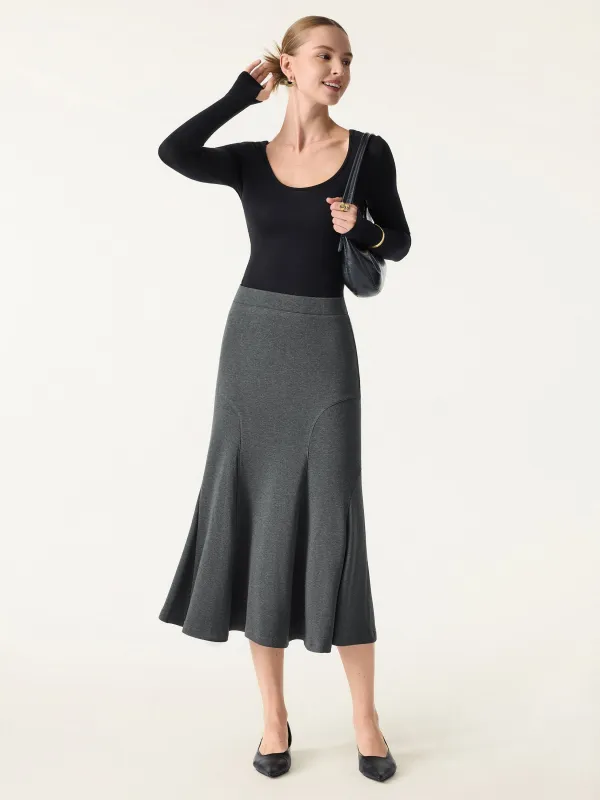 Mid Rise Flounce Pull-on Skirt sold by OGLmove