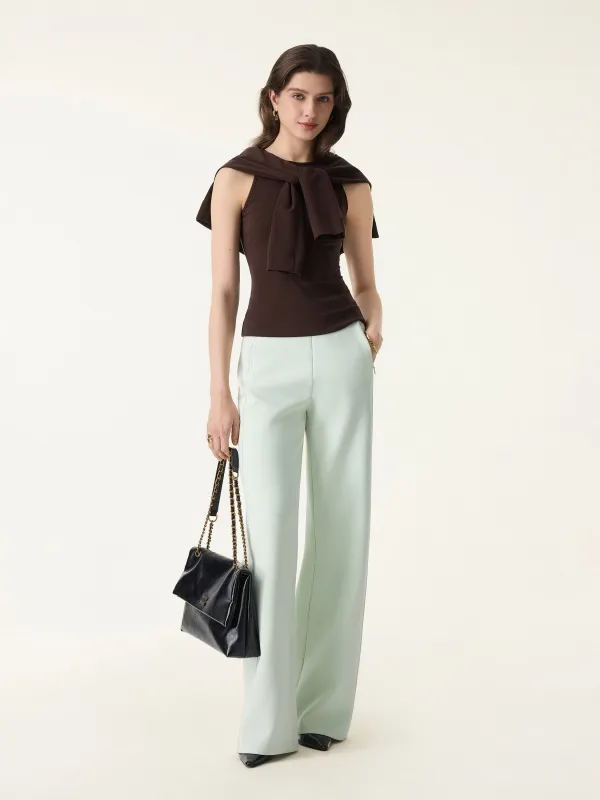 2Pcs Set Non-Itch Lyocell Wool Relaxed Cardigan & Round Neck Tank sold by OGLmove