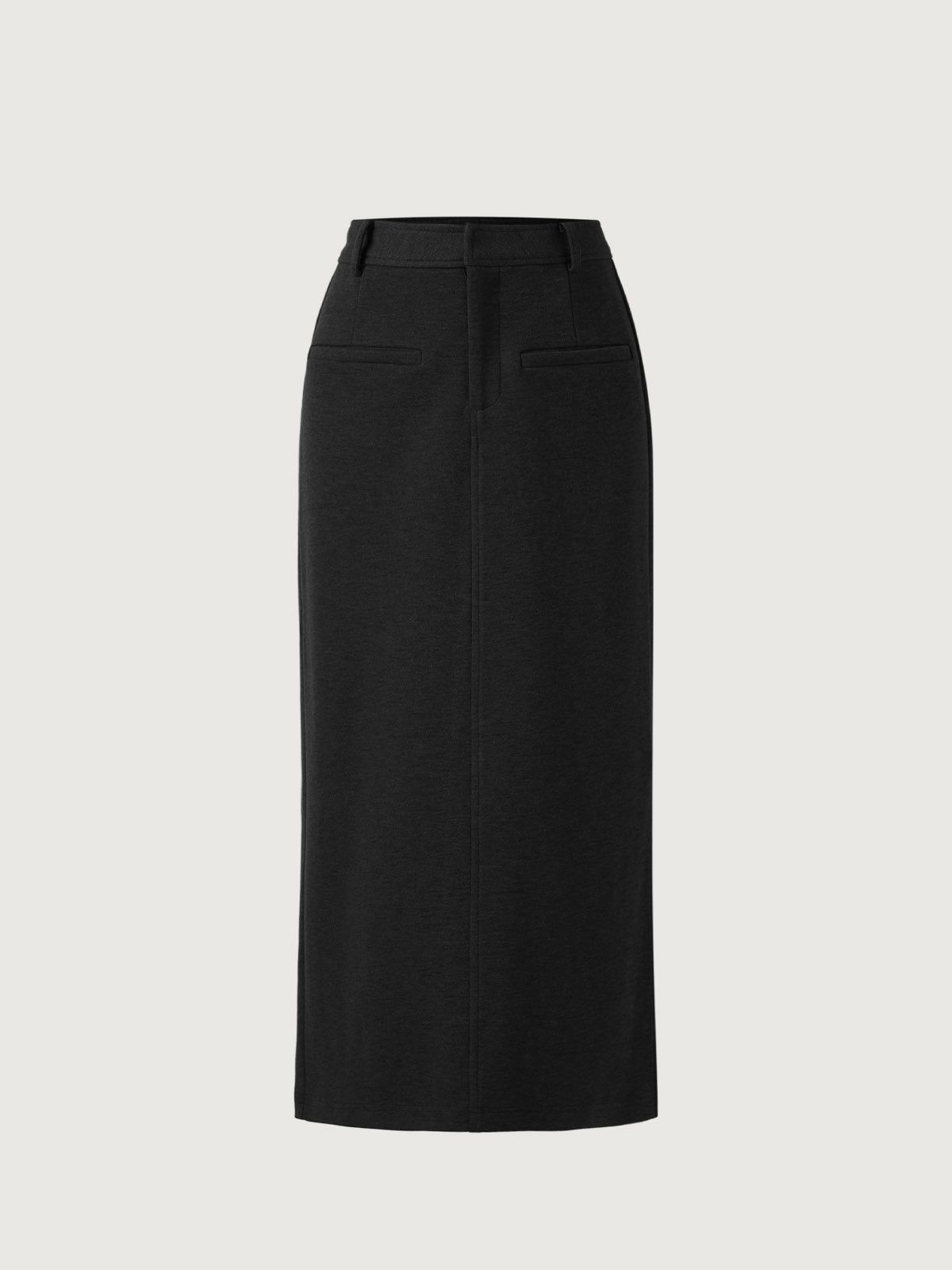 Cashmere-like Side Slit Midi Skirt sold by ogl move product image thumbnail 10