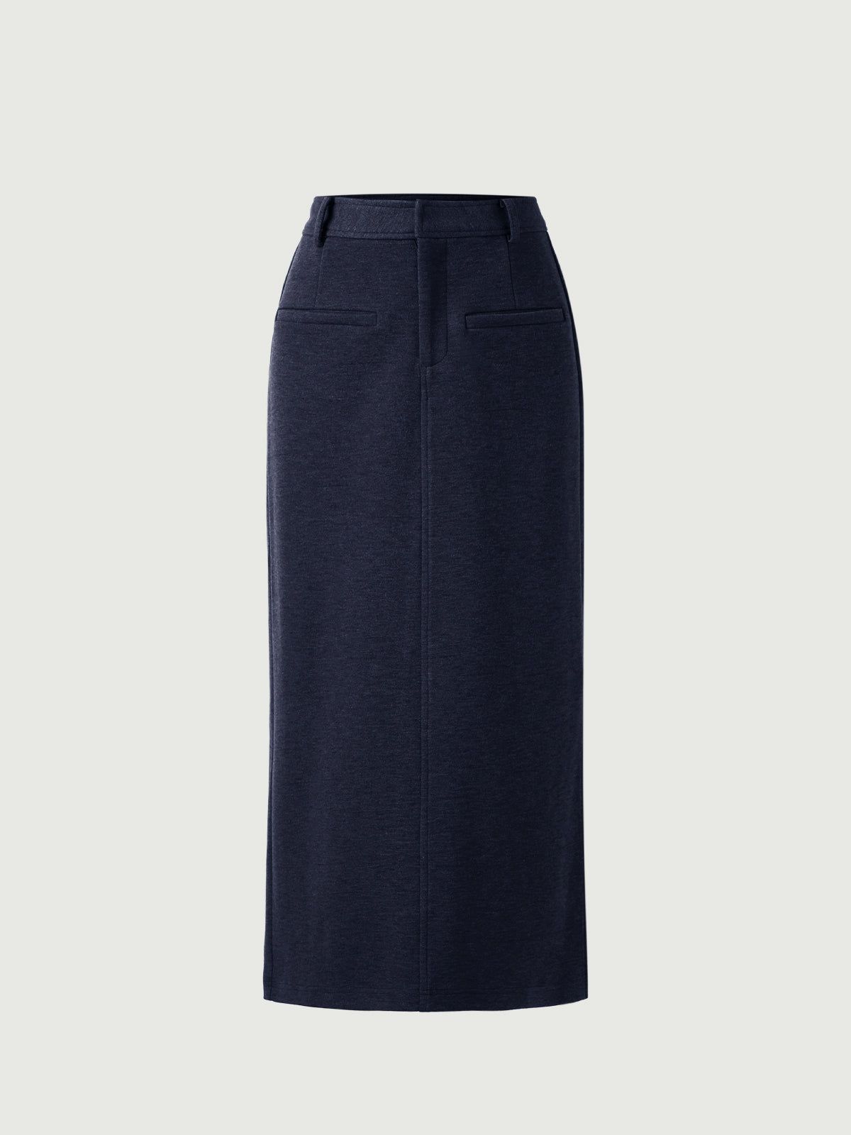 Cashmere-like Side Slit Midi Skirt sold by ogl move product image thumbnail 9