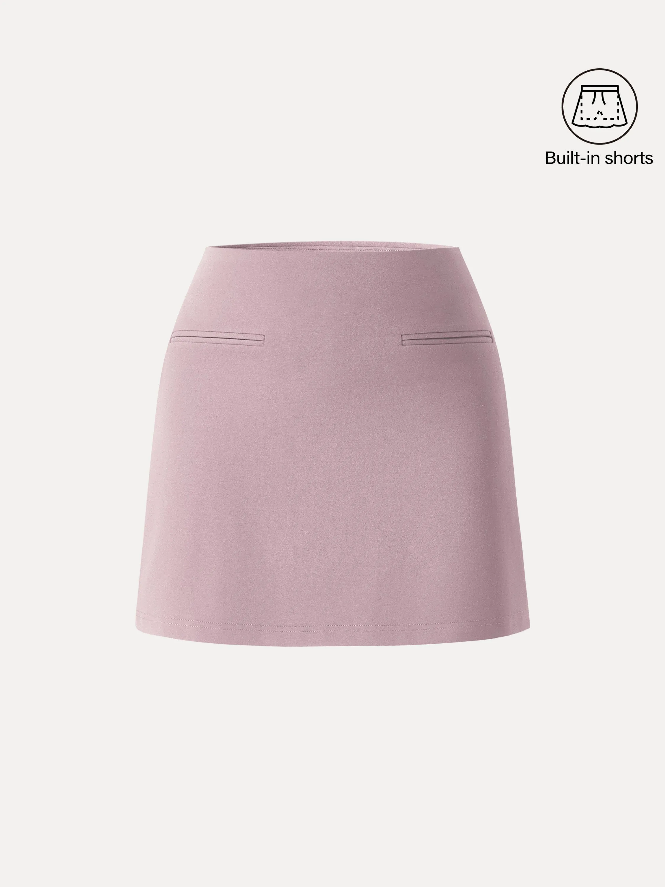High Rise A-Line Pull-on Skort sold by OGLmove product image thumbnail 2