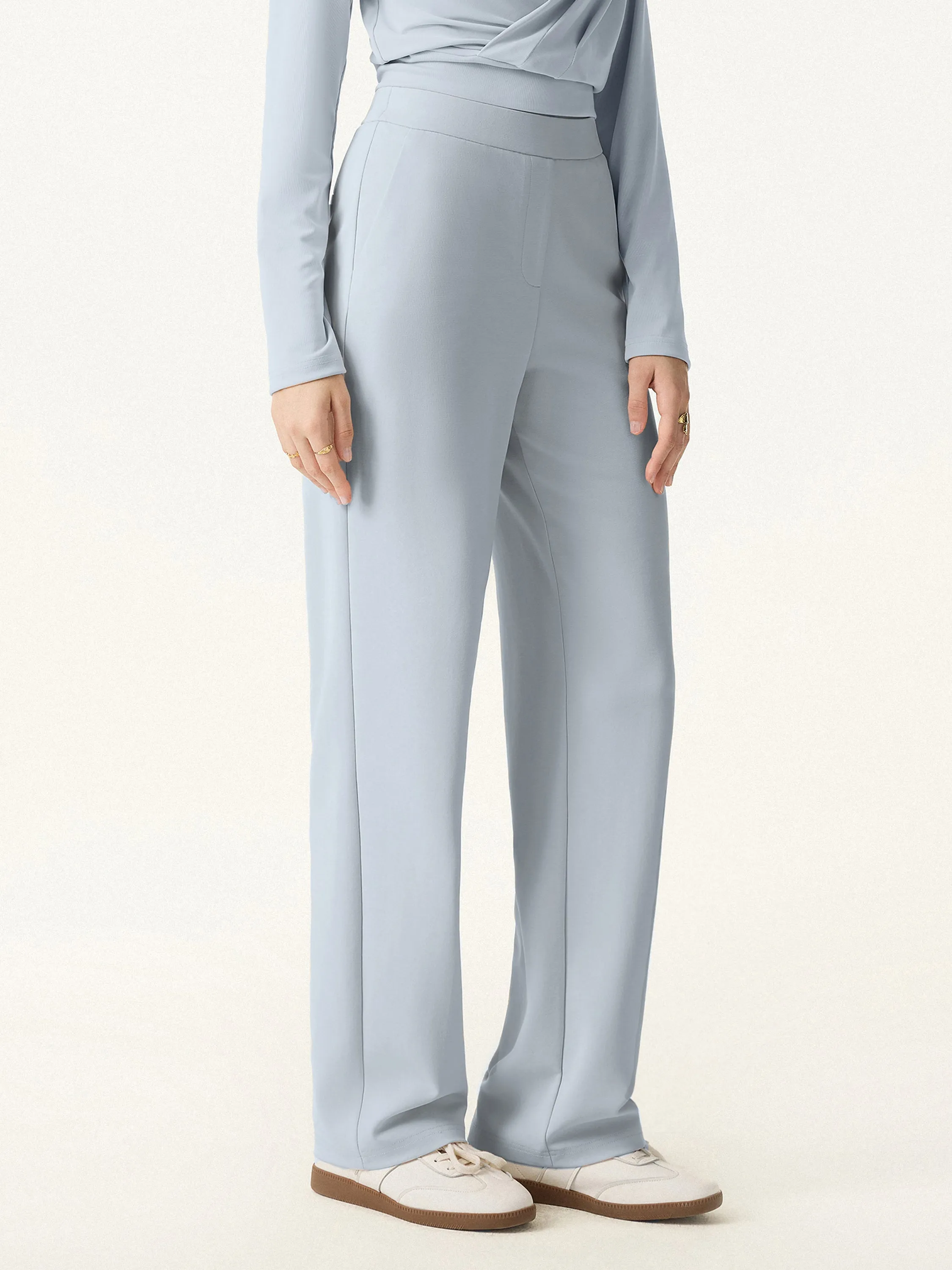 Sandwashed Modal Breathable Straight Leg Pull-on Travel Pants sold by OGLmove product image thumbnail 2