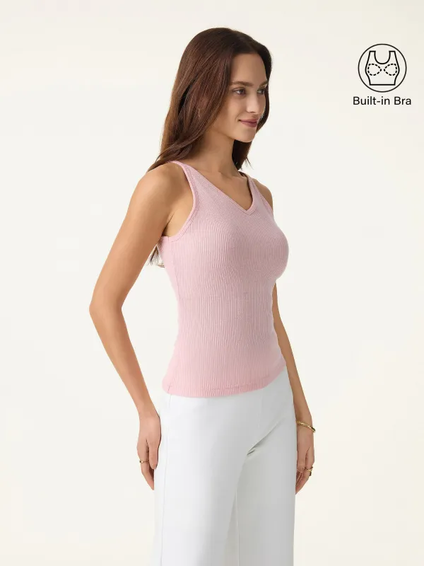 Breathable V-Neck Spaghetti Bra Tank made by OGLmove