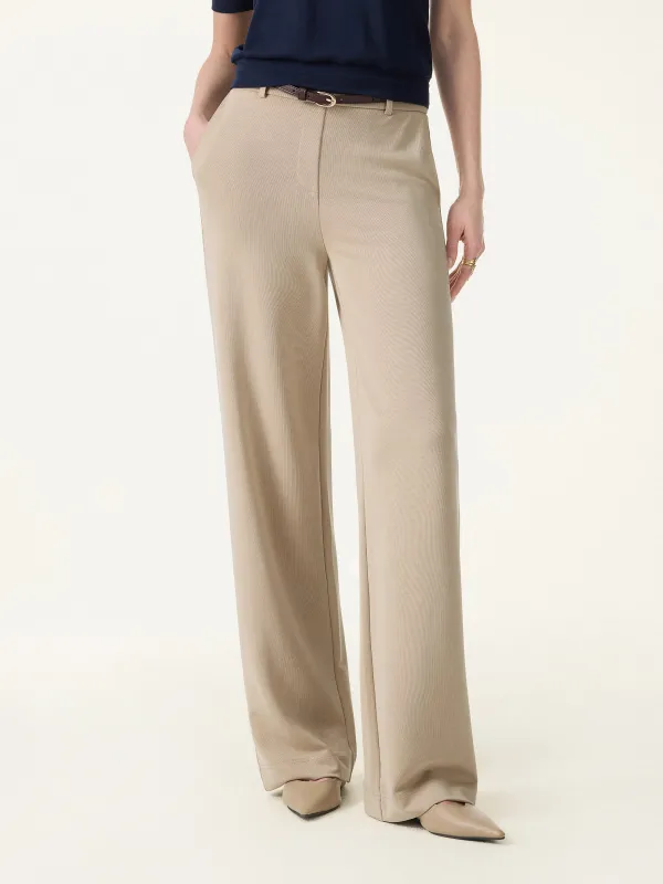Sandwashed Lyocell Drapey Mid Rise Wide Leg Pull-on Pants sold by OGLmove