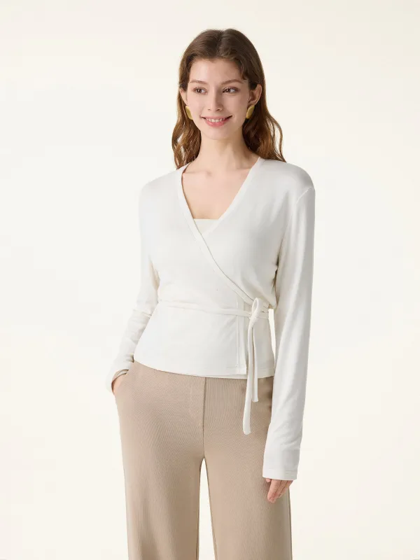 Modal Linen Soft Airy Wrap Cardigan sold by OGLmove