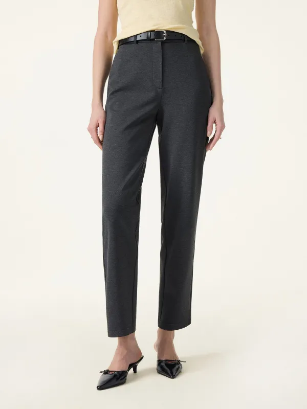 4-Way Stretch High Rise Tapered Leg Pants with Pockets made by OGLmove