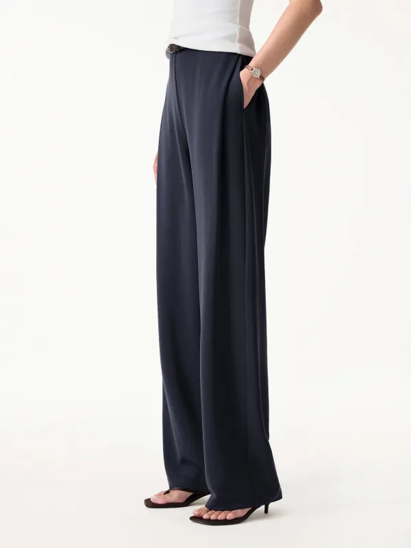 Sandwashed High Rise Straight Leg Pull-On Pants with Pockets made by OGLmove