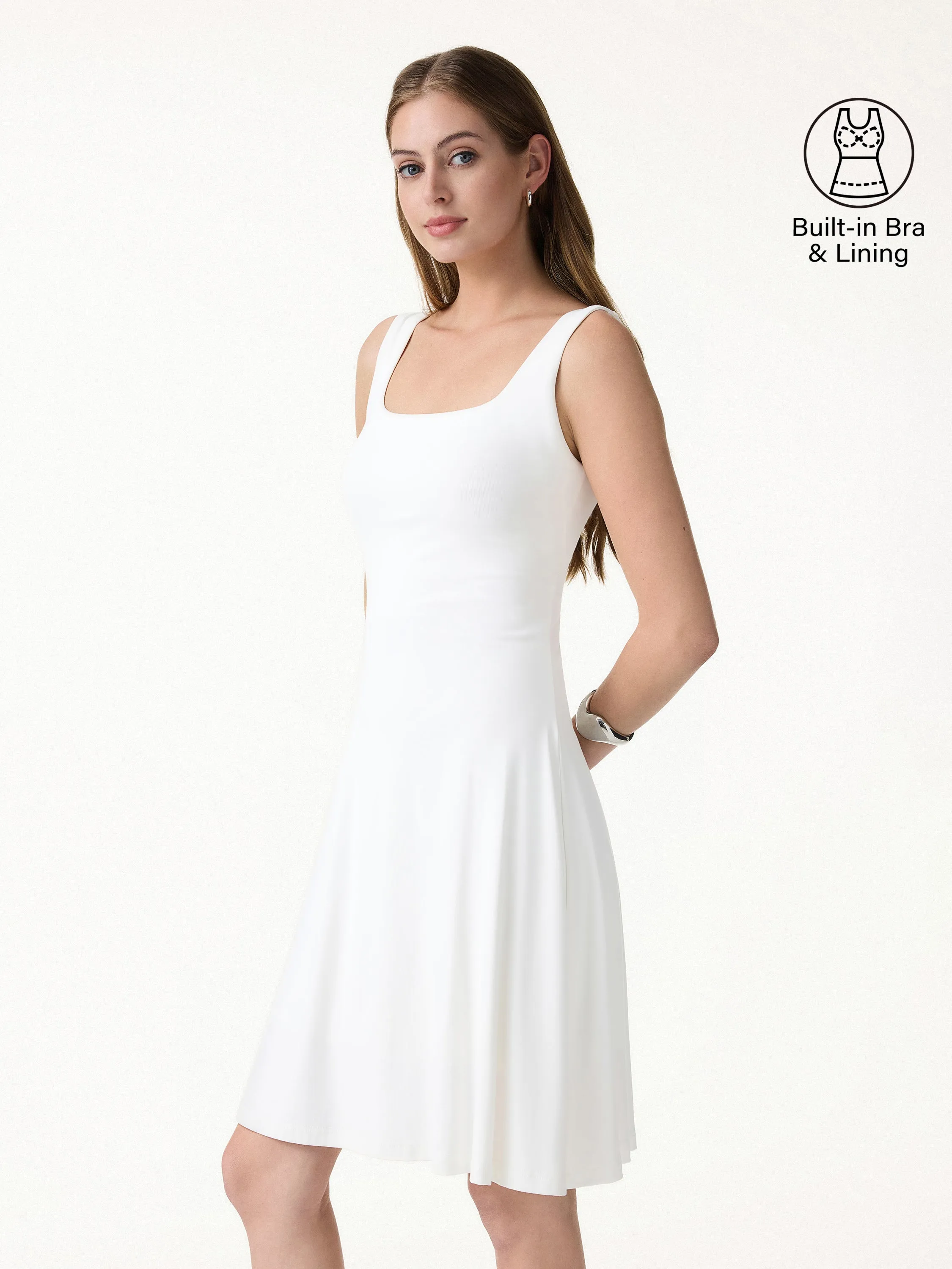 SkinKiss Cooling Square Neck Mini Bra Dress sold by OGLmove product image thumbnail 4