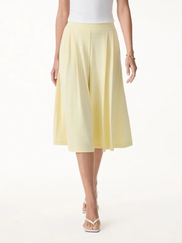 Sandwashed Super Flowy Cropped Palazzo Leg Pants with Pockets made by OGLmove