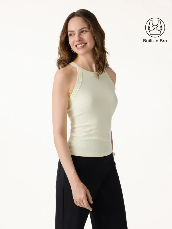 Slub Textured Summer Bra Tank Top made by OGLmove