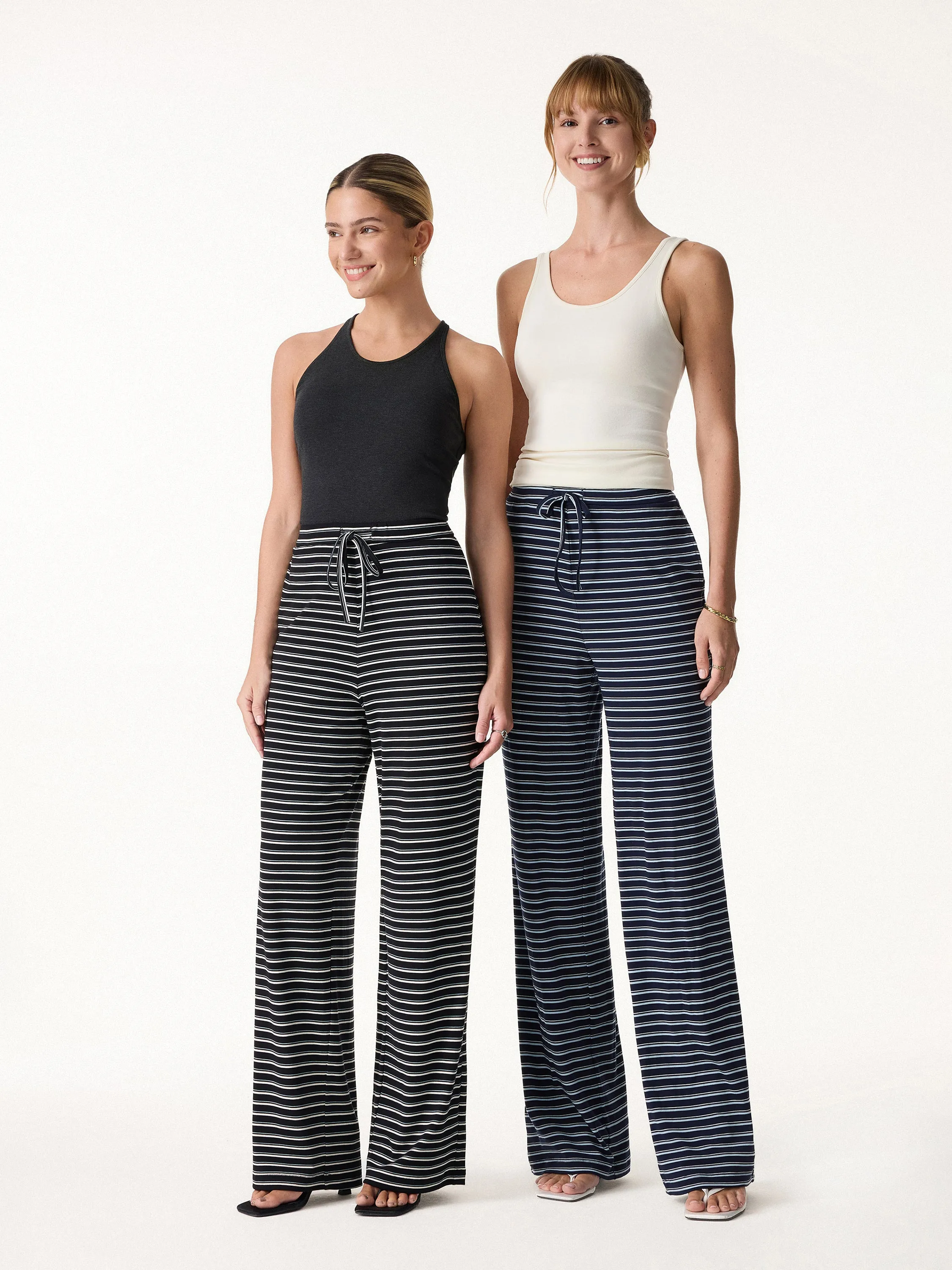 Lyocell Striped The Weekend Pant sold by OGLmove product image thumbnail 2