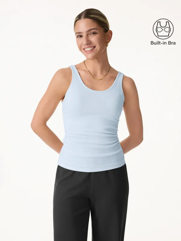 Lyocell U-Neck Bra Tank made by OGLmove