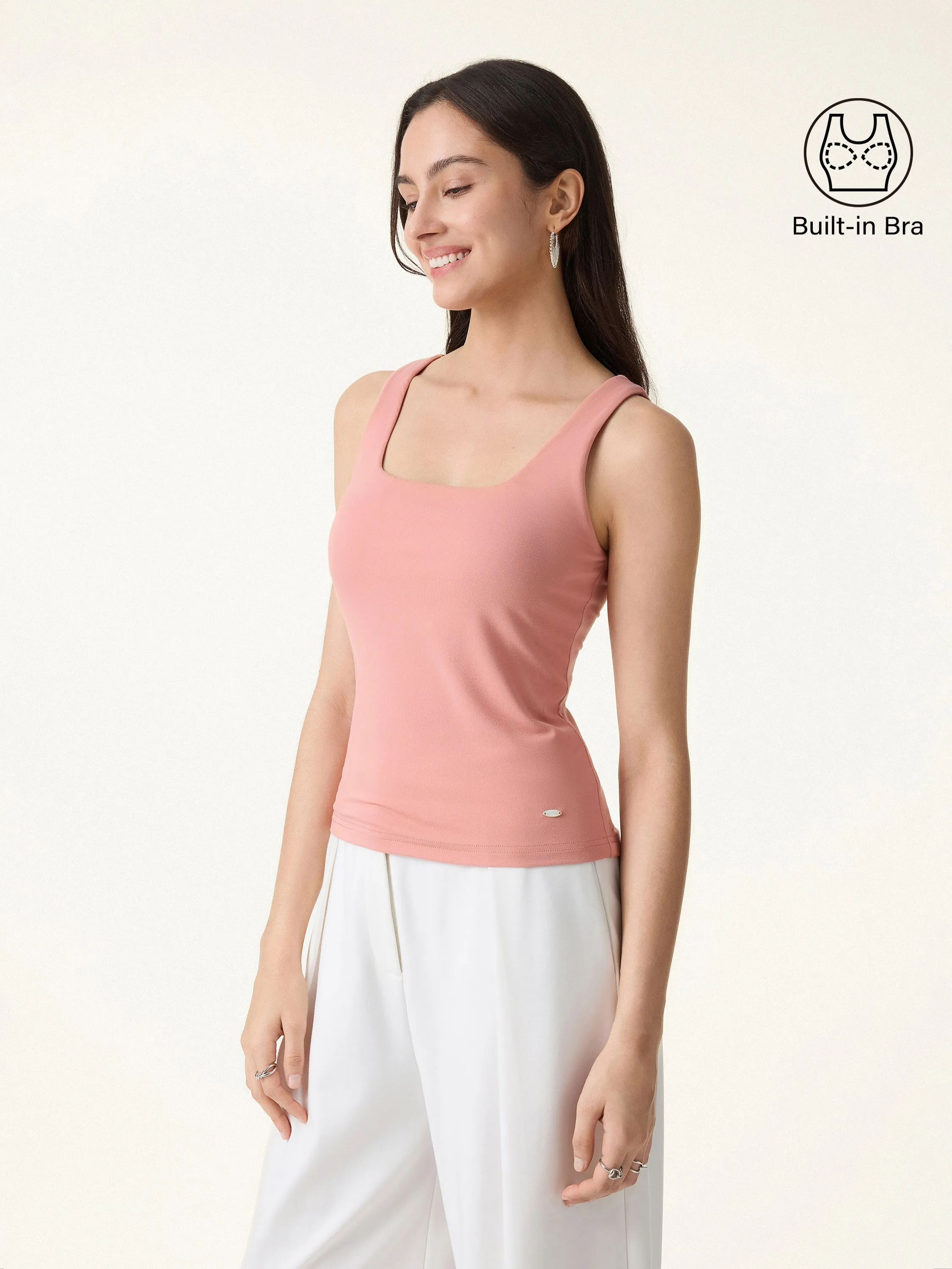 Cooling Essential Summer Bandless Bra Tank sold by OGLmove