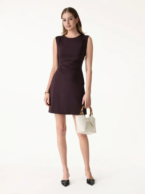 2Pcs Set Tucked Asymmetrical Hem Top & A-Line Pull-On Skirt made by OGLmove