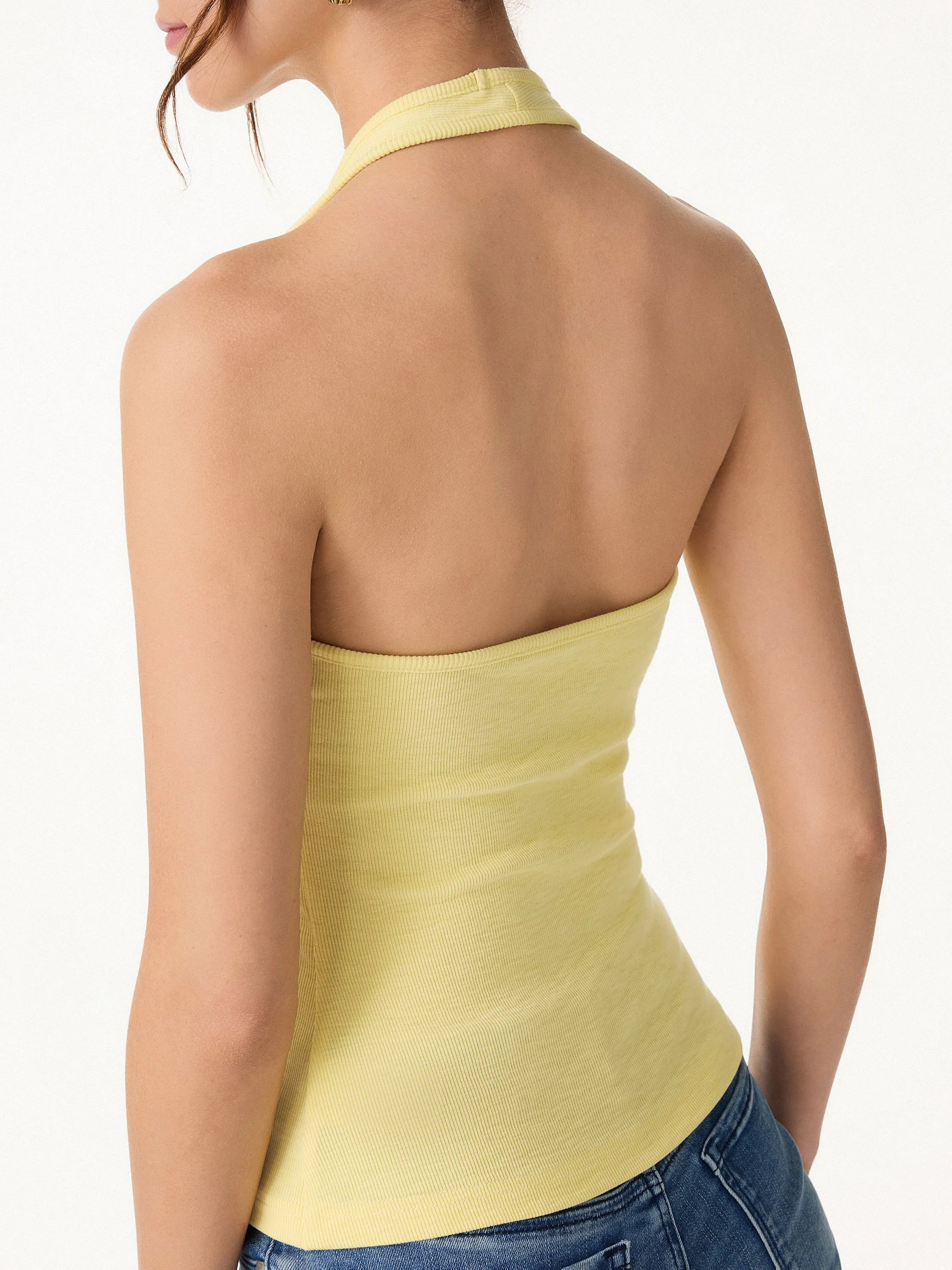 Cotton Square Halter Neck Bra Tank sold by OGLmove product image thumbnail 3
