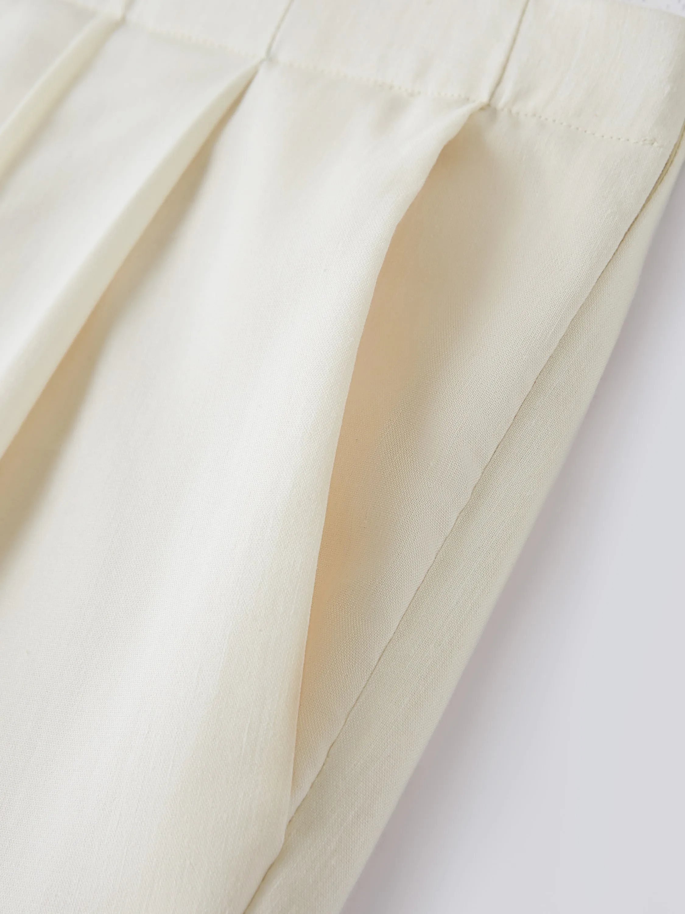 Lyocell-Linen Pintuck Wide Leg Vacay Pant sold by OGLmove product image thumbnail 5
